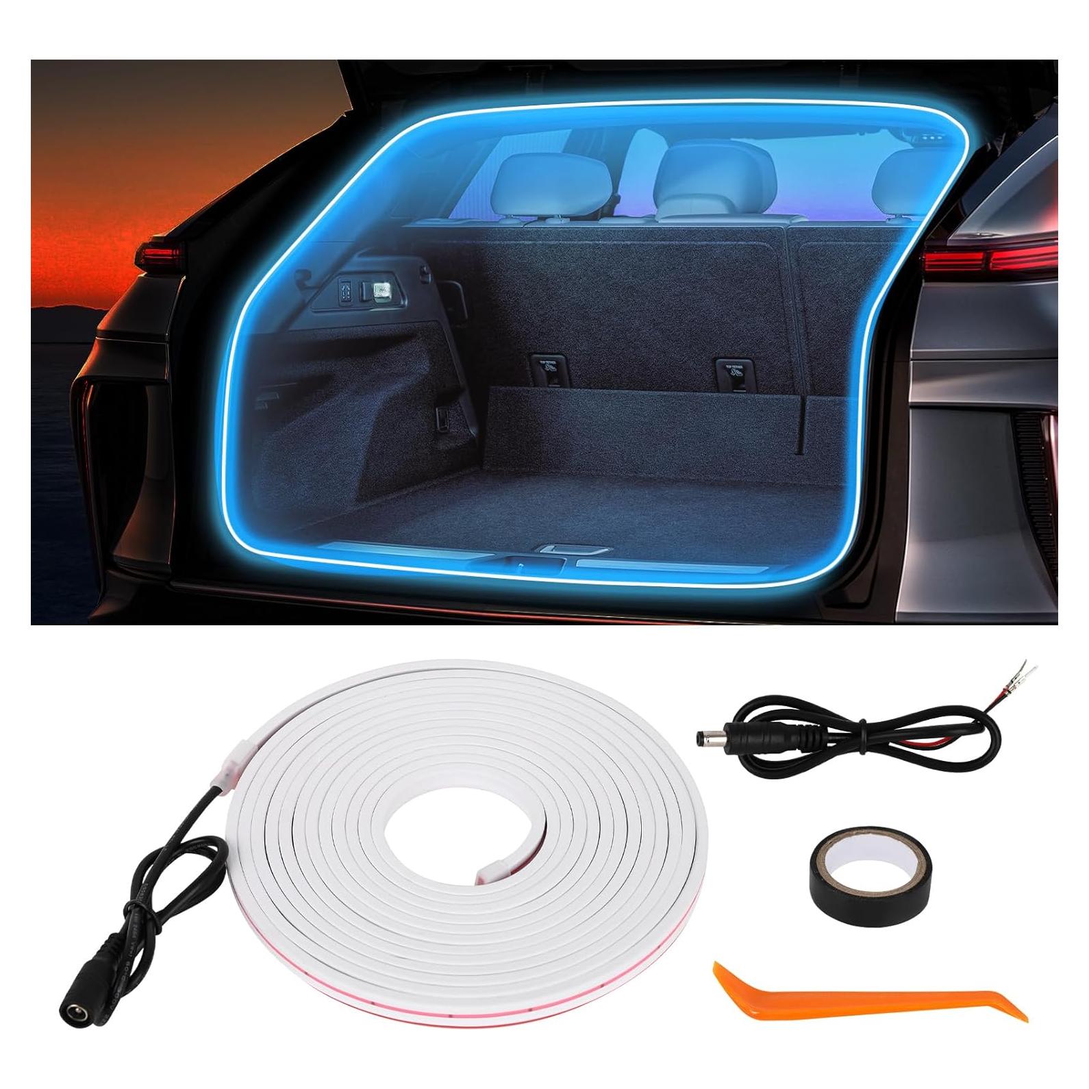 Luces LED de tira para automóviles HOLDCY 299.9 cm Azul 7000K