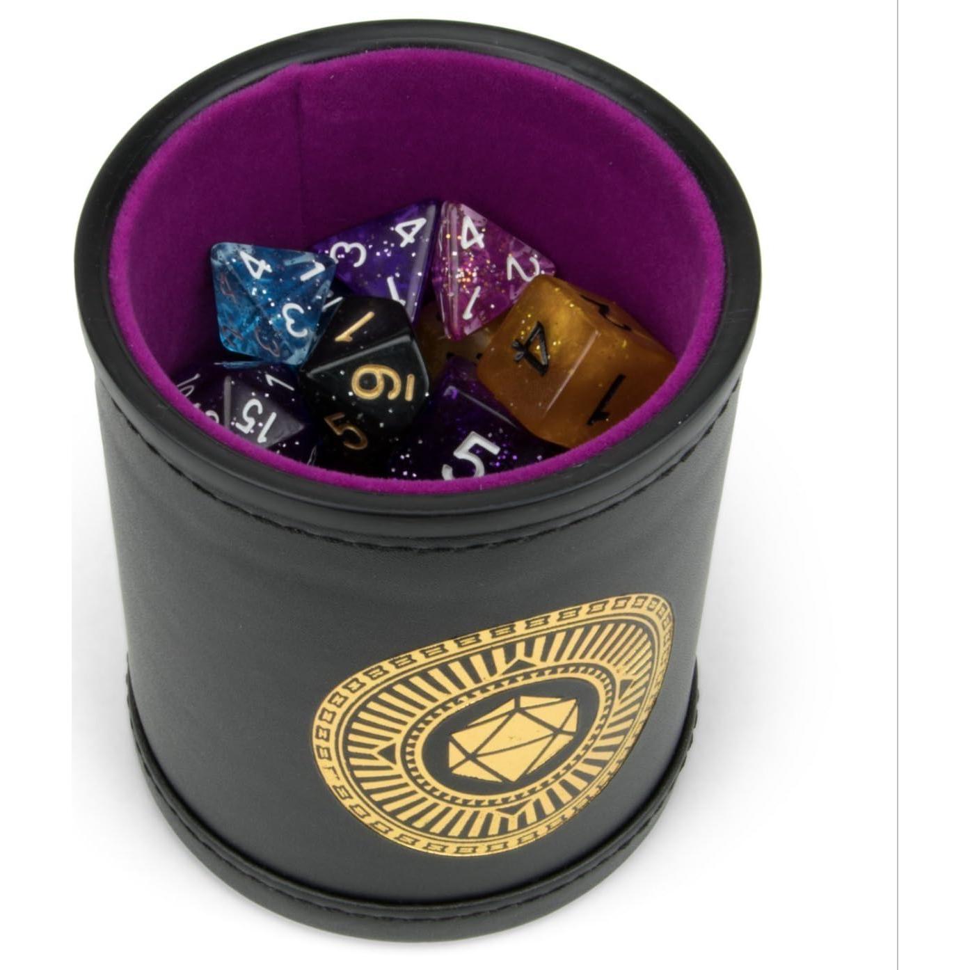 Taza de Maravilla Wiz Dice con 35 Dados Poliedricos DND