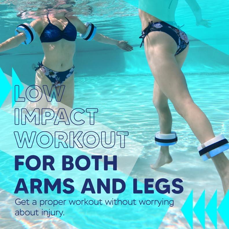 Pesas de Agua Sunlite Sports 1075SS para Ejercicio Acuático