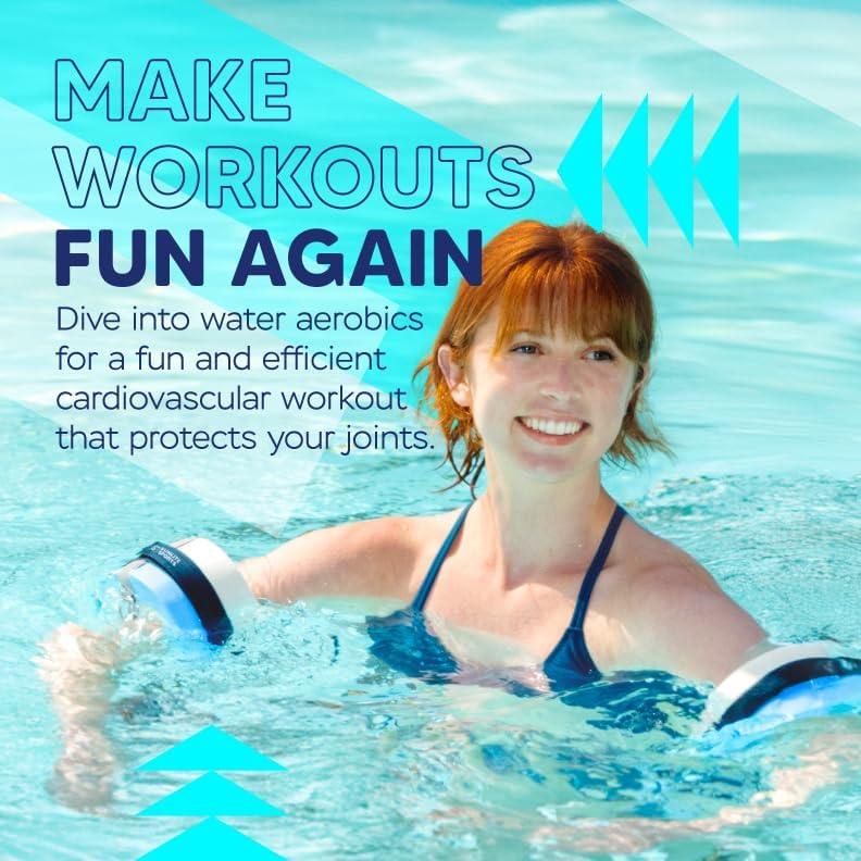 Pesas de Agua Sunlite Sports 1075SS para Ejercicio Acuático