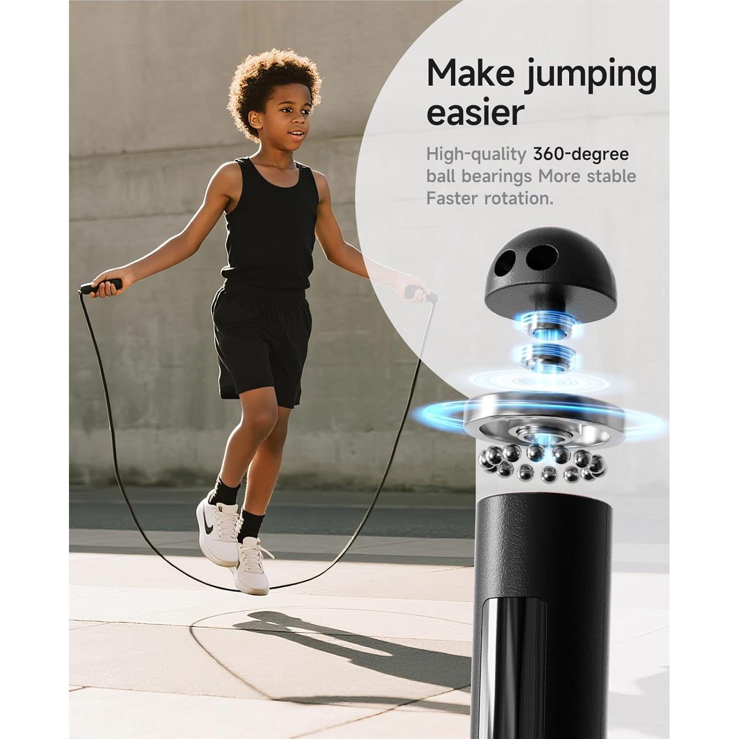 Cuerda de Salto Inteligente ACHDOFITS con Pantalla LED y Ajustable