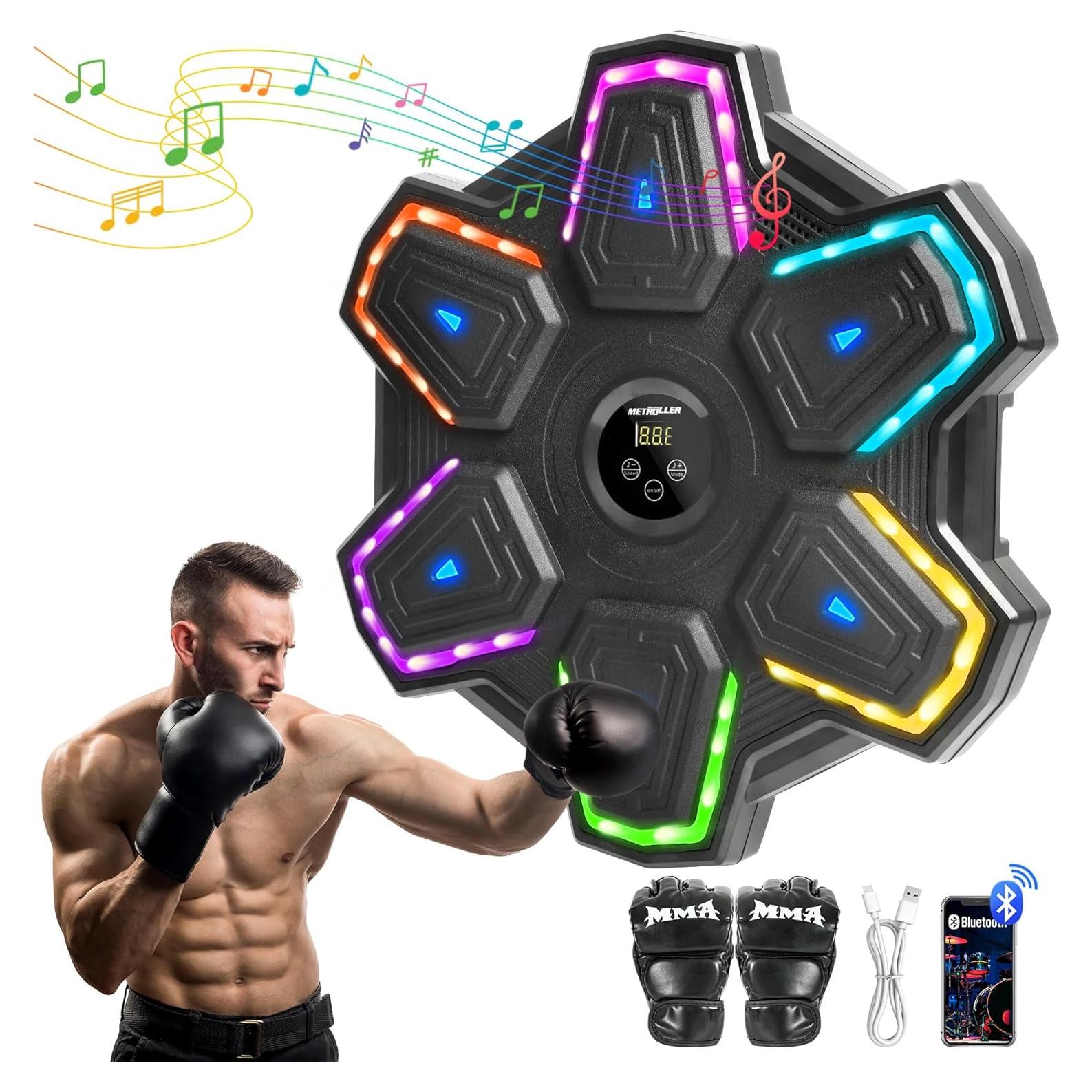 Máquina de Boxeo Musical METROLLER MBX-09 con Guantes