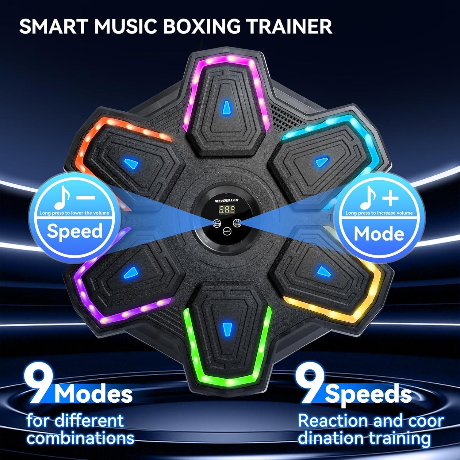 Máquina de Boxeo Musical METROLLER MBX-09 con Guantes