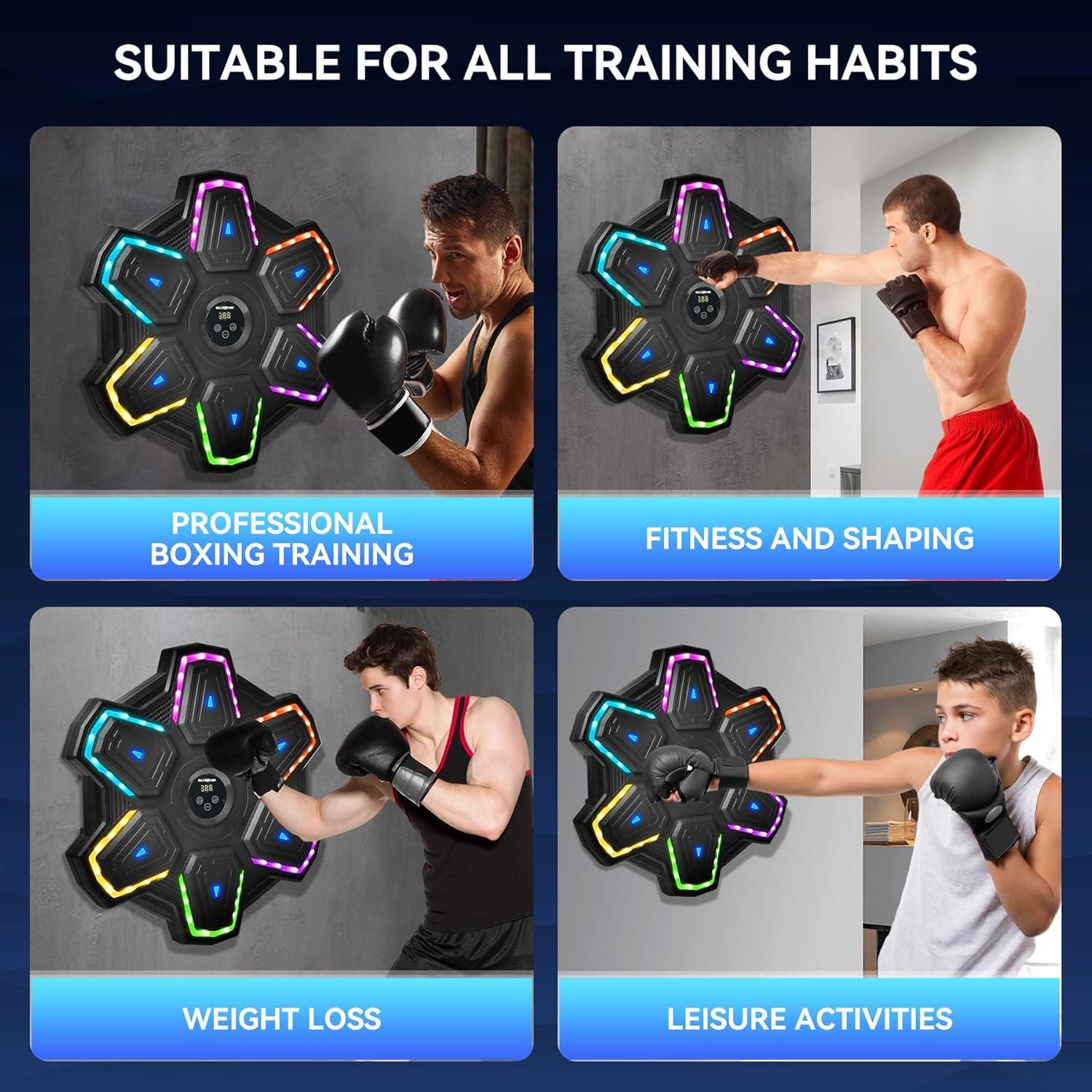 Máquina de Boxeo Musical METROLLER MBX-09 con Guantes