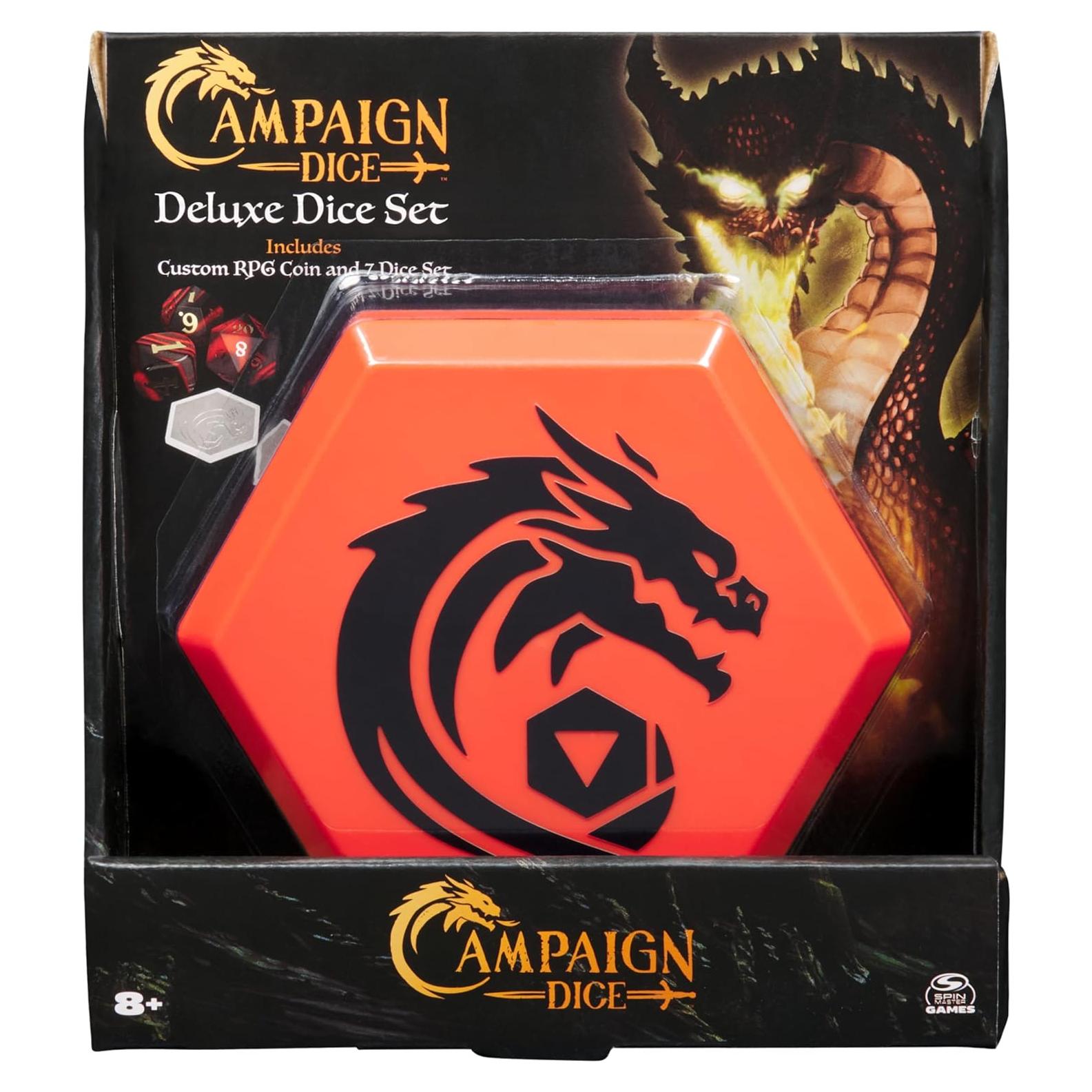 Dados de Campaña Spin Master 7 Poliedricos para RPG