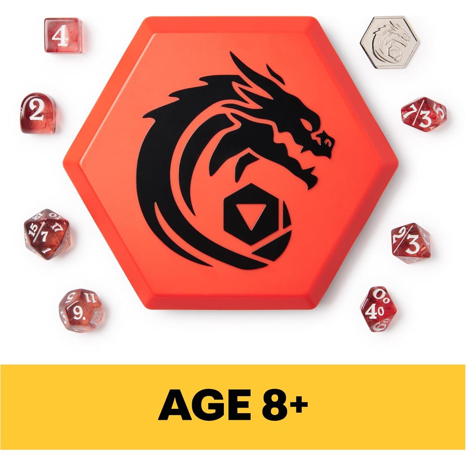 Dados de Campaña Spin Master 7 Poliedricos para RPG