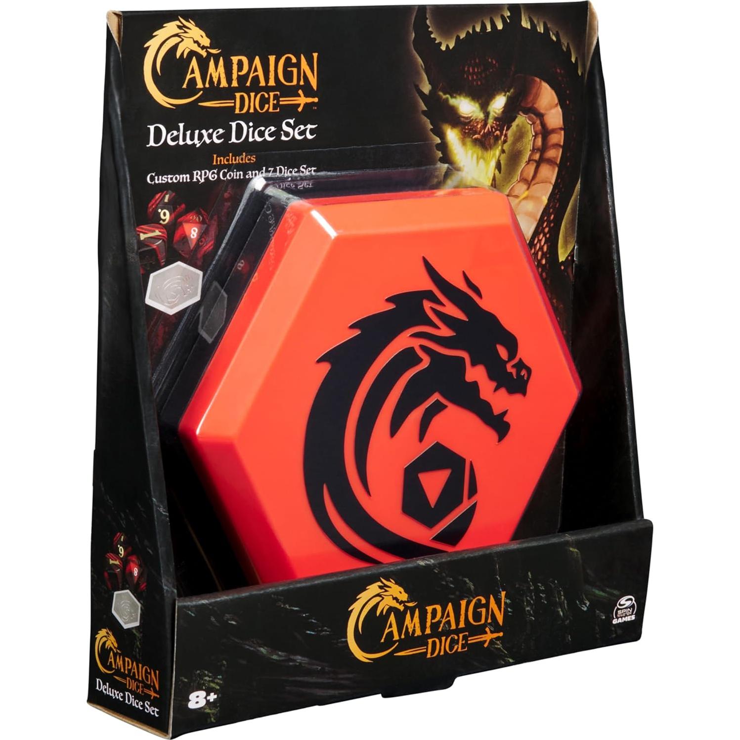 Dados de Campaña Spin Master 7 Poliedricos para RPG