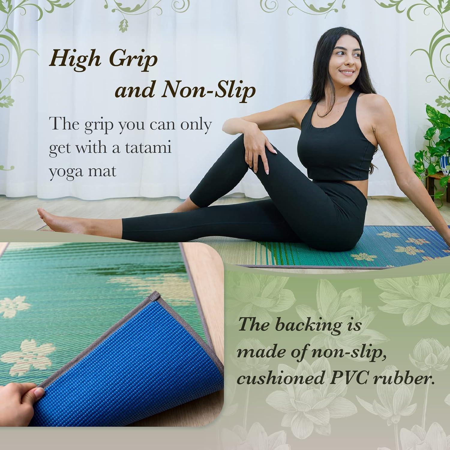 Estera de Yoga Tatami FULI Igusa 178x61 cm Antideslizante