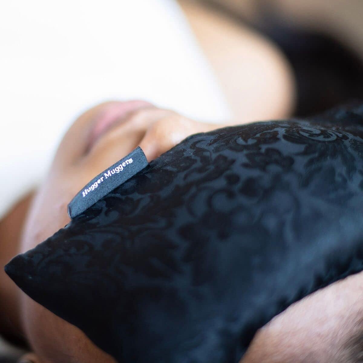 Almohadilla de Ojos de Seda Hugger Mugger con Semillas de Lino