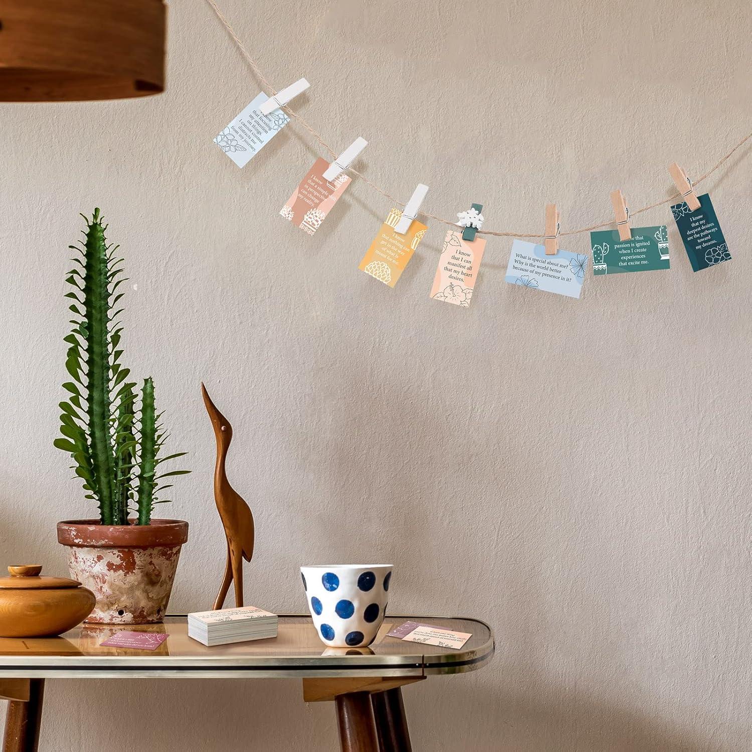 Tarjetas de Afirmación Positiva Panelee 240 Piezas Motivacionales