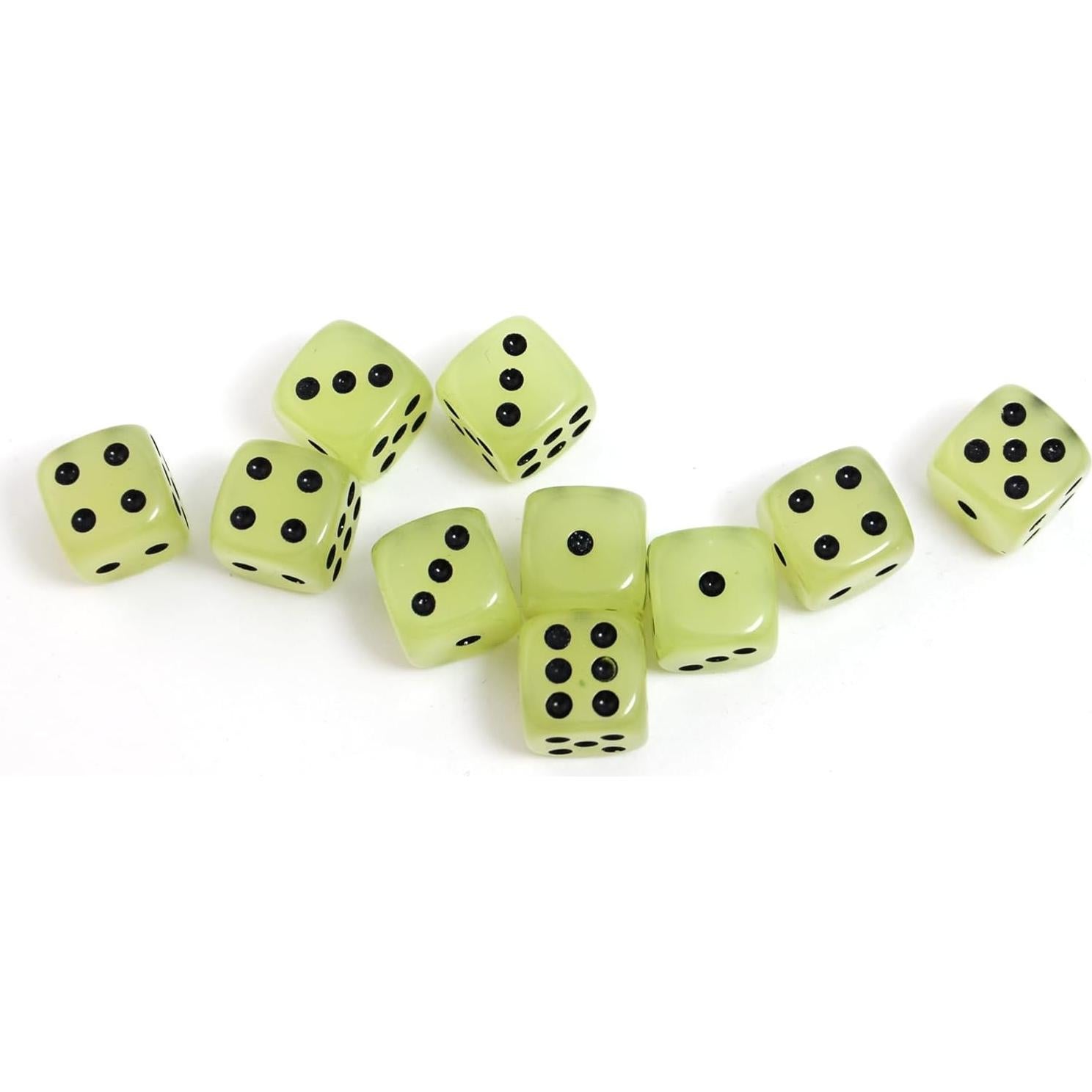 Paquete de 10 Dados D6 Brillantes SmartDealsPro 14mm