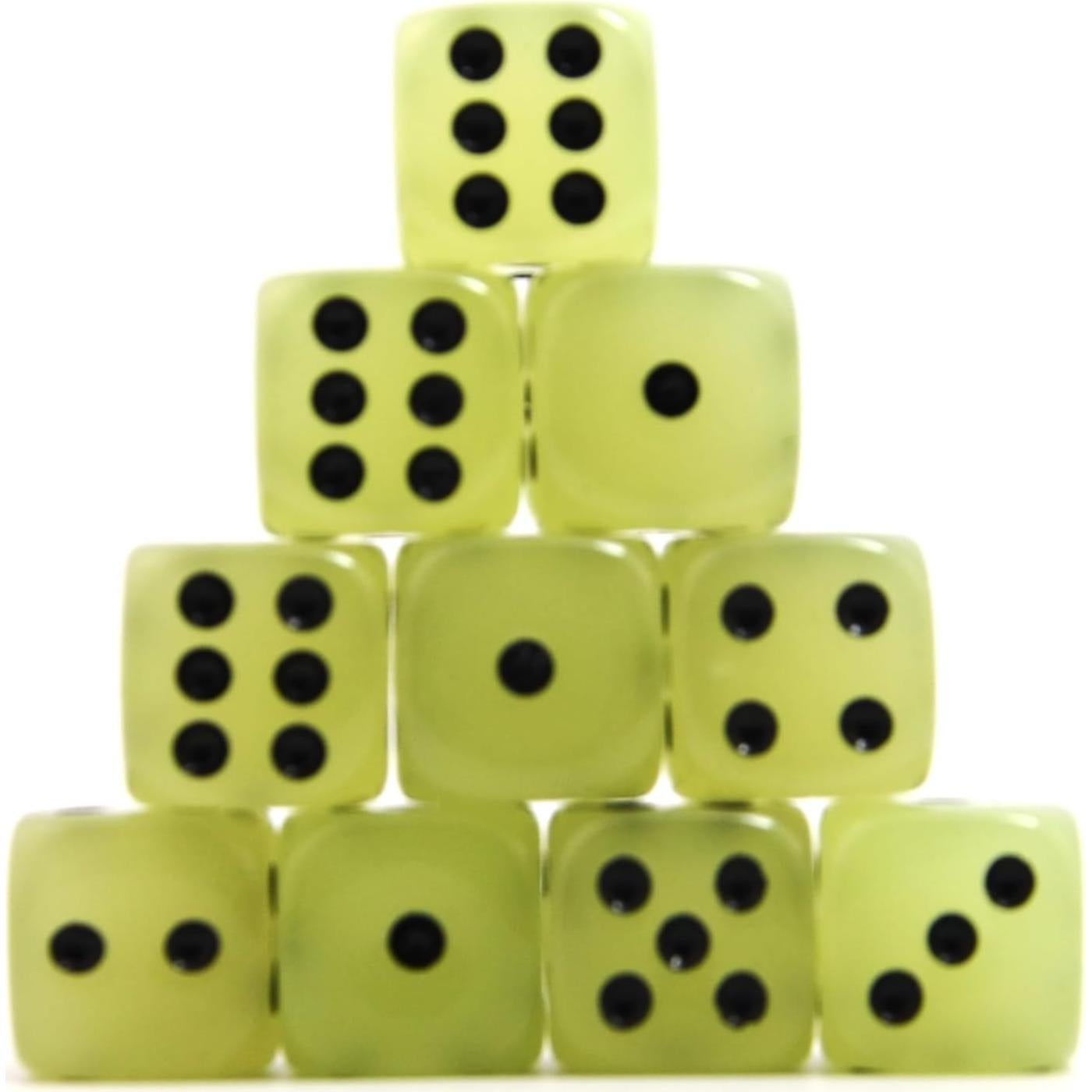 Paquete de 10 Dados D6 Brillantes SmartDealsPro 14mm