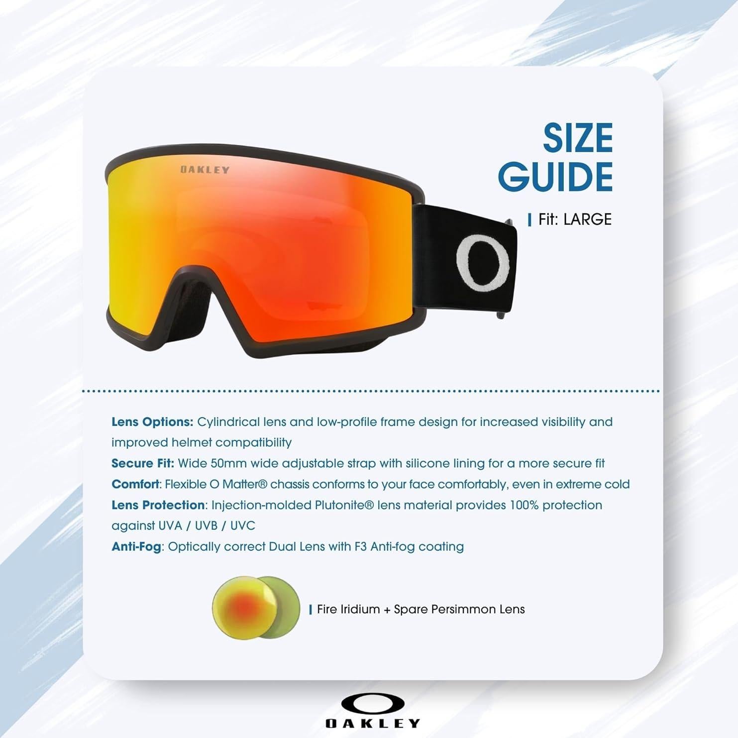 Gafas de Esquí Oakley Target Line Mediano Grande Unisex