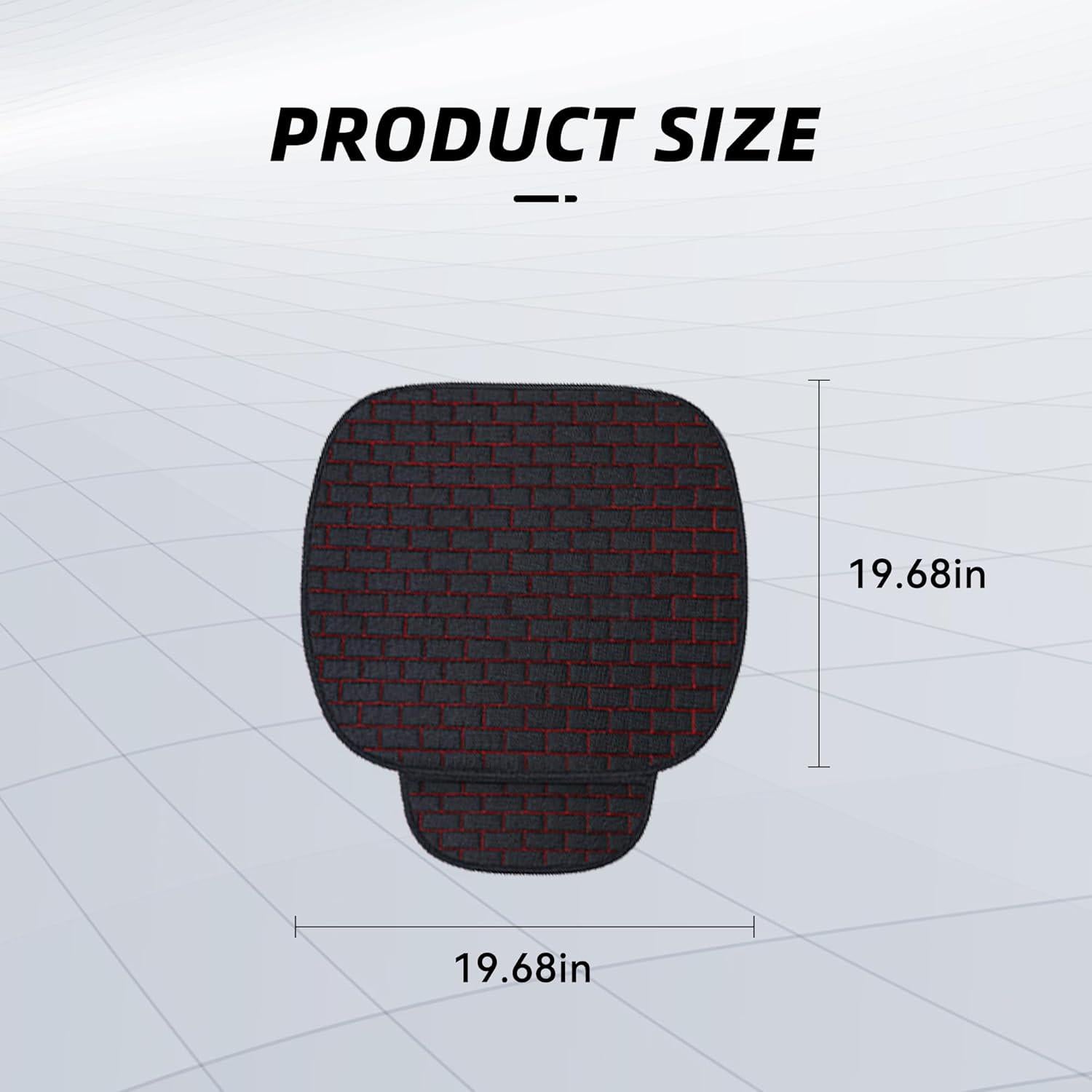 Funda de Asiento de Coche Tioollev Negra Universal Transpirable