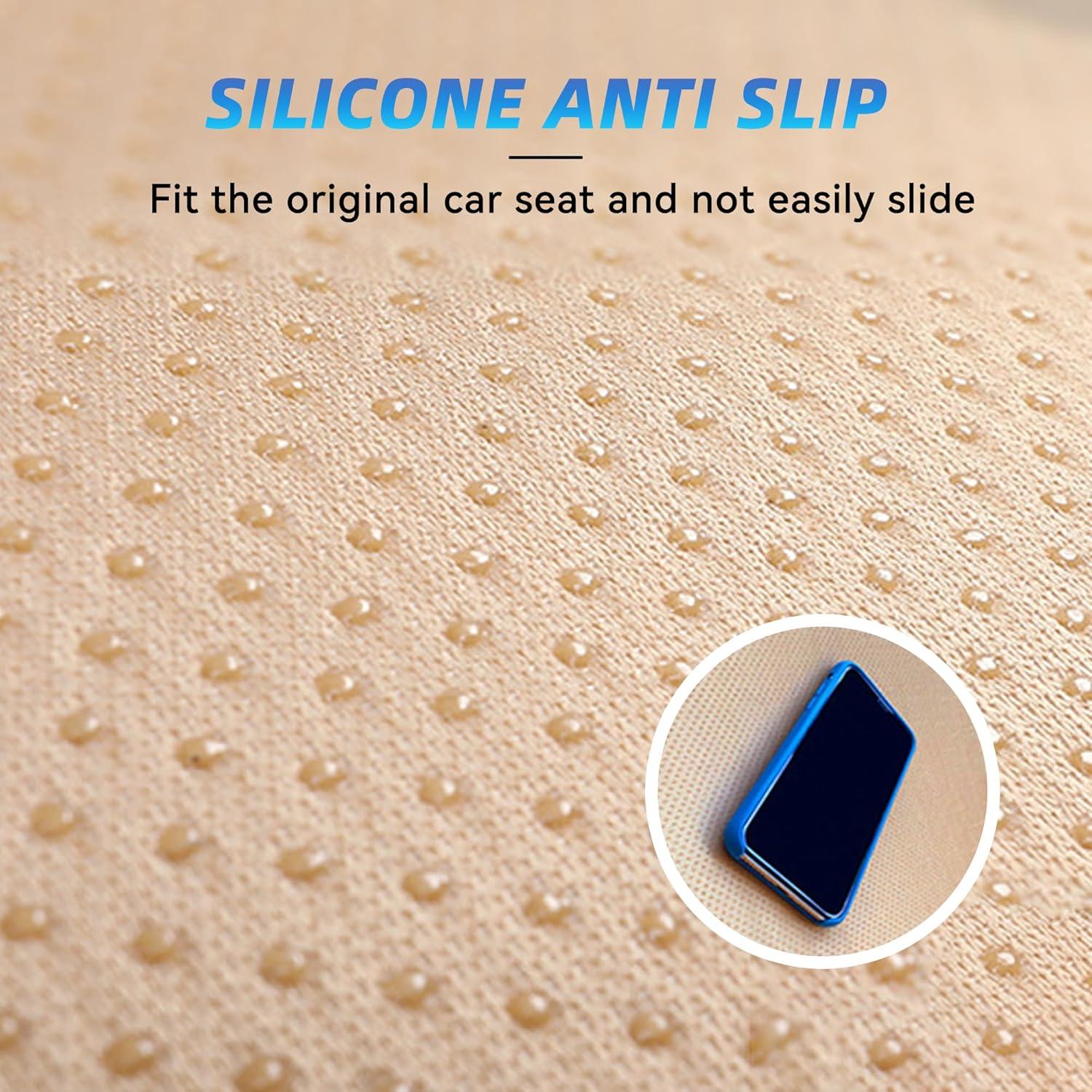 Funda de Asiento de Coche Tioollev Negra Universal Transpirable