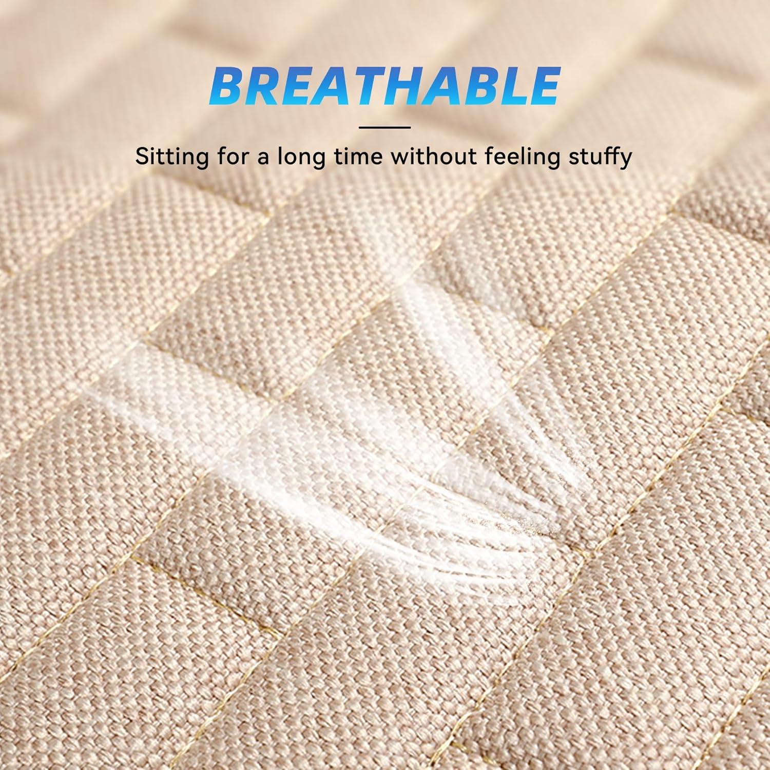 Funda de Asiento de Coche Tioollev Negra Universal Transpirable