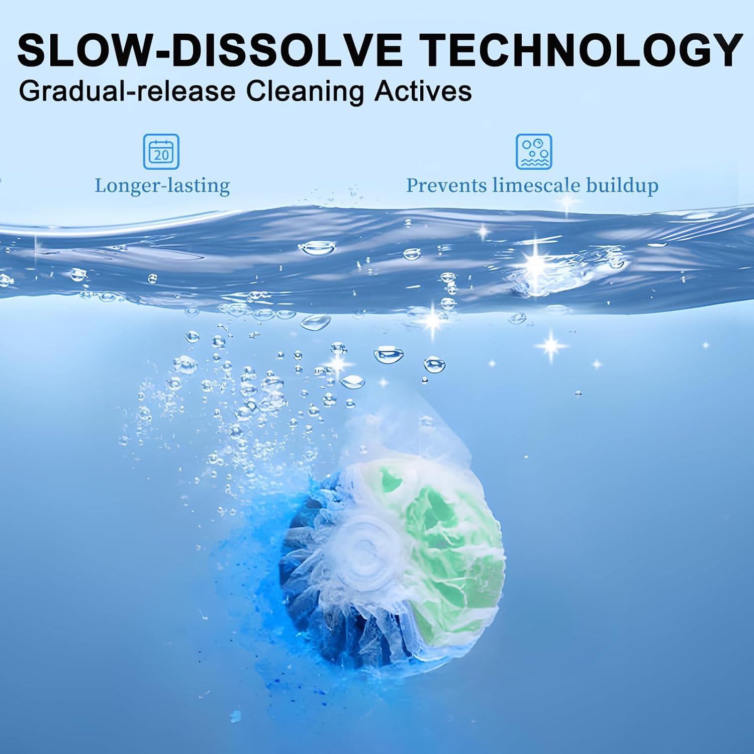 Tabletas Limpiadoras Automáticas para Inodoro MMIOFANT 30 Unidades