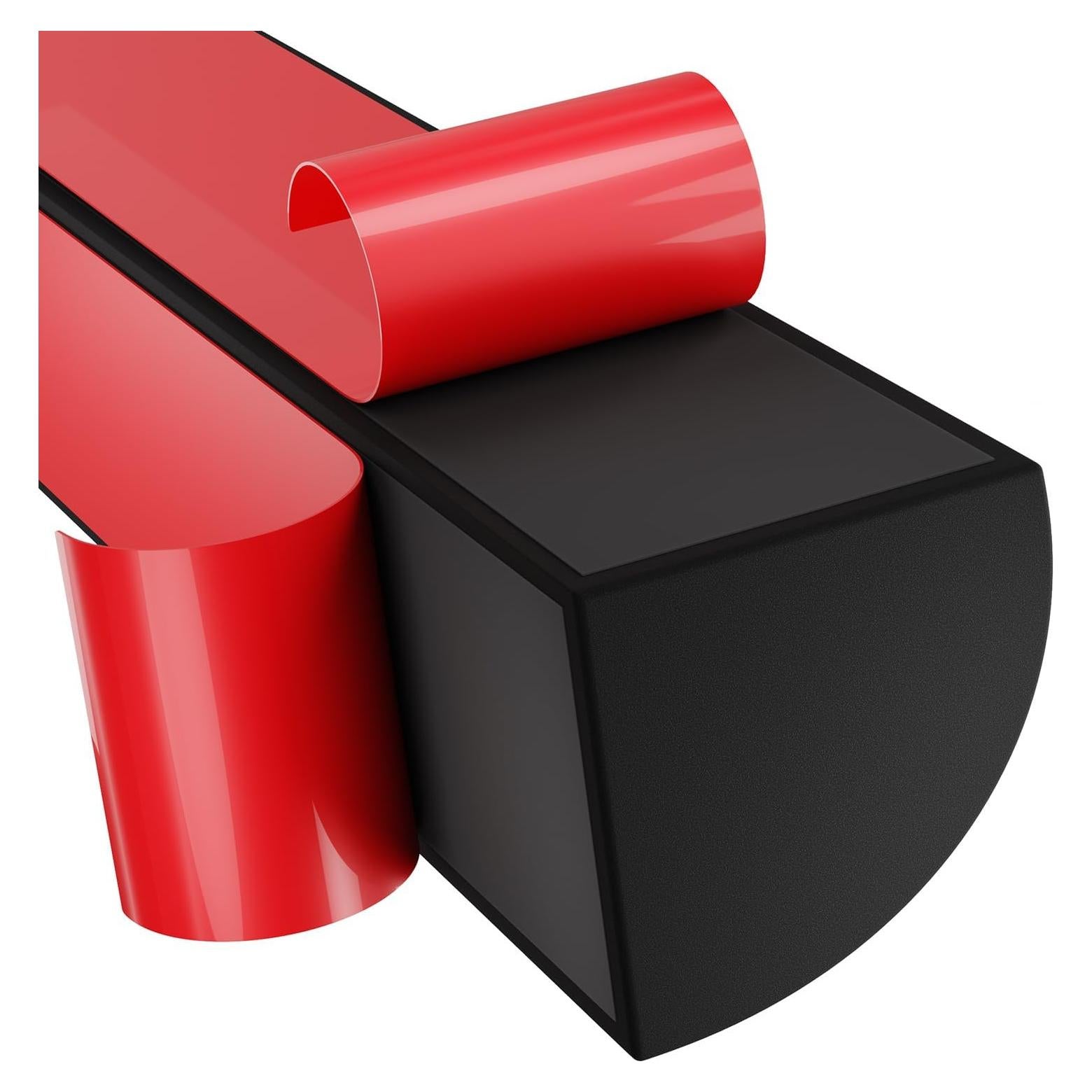 Moldura Flexible Autoadhesiva WURJHSONG 99 cm Caucho Negro