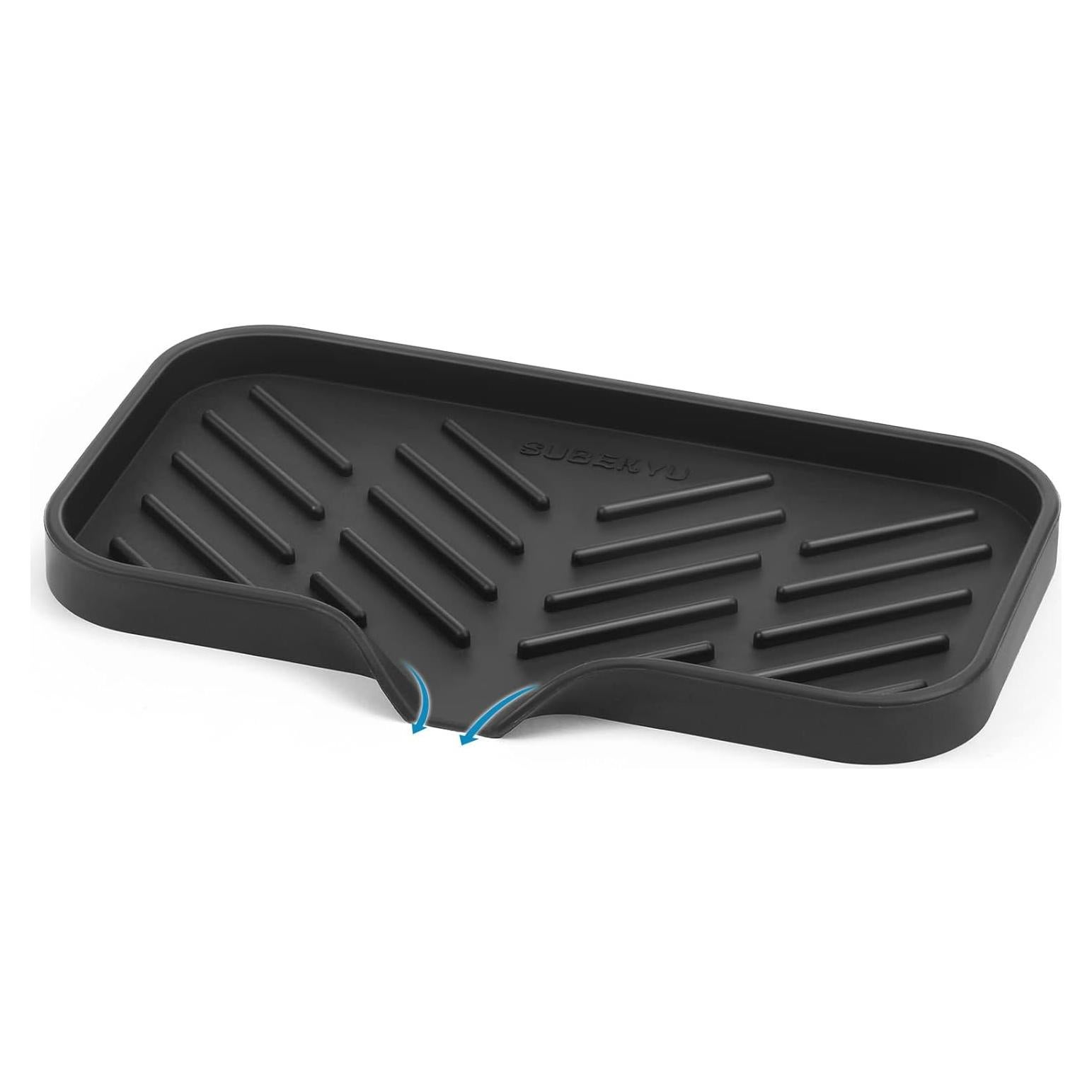 Bandeja de Jabón de Silicona SUBEKYU para Fregadero 24.1x12.7cm