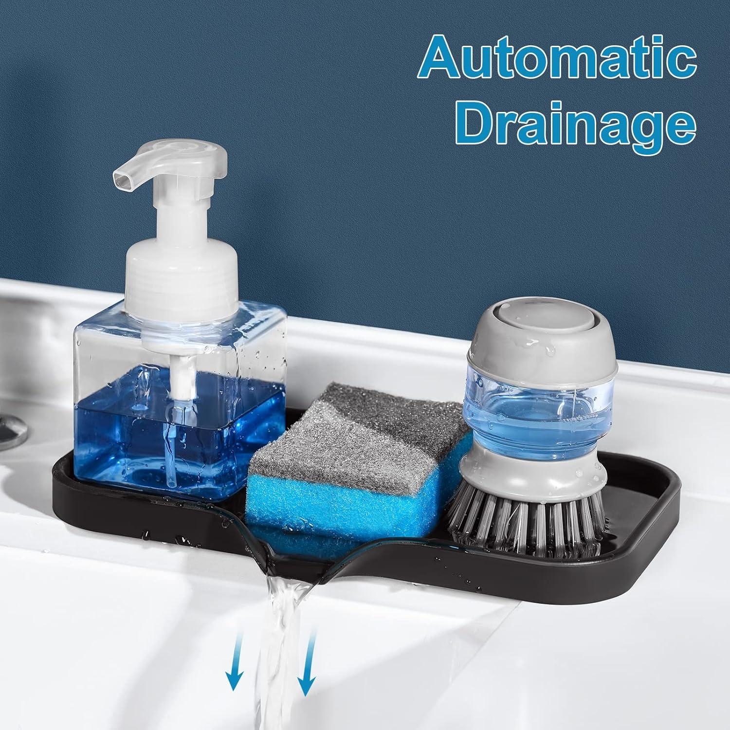 Bandeja de Jabón de Silicona SUBEKYU para Fregadero 24.1x12.7cm