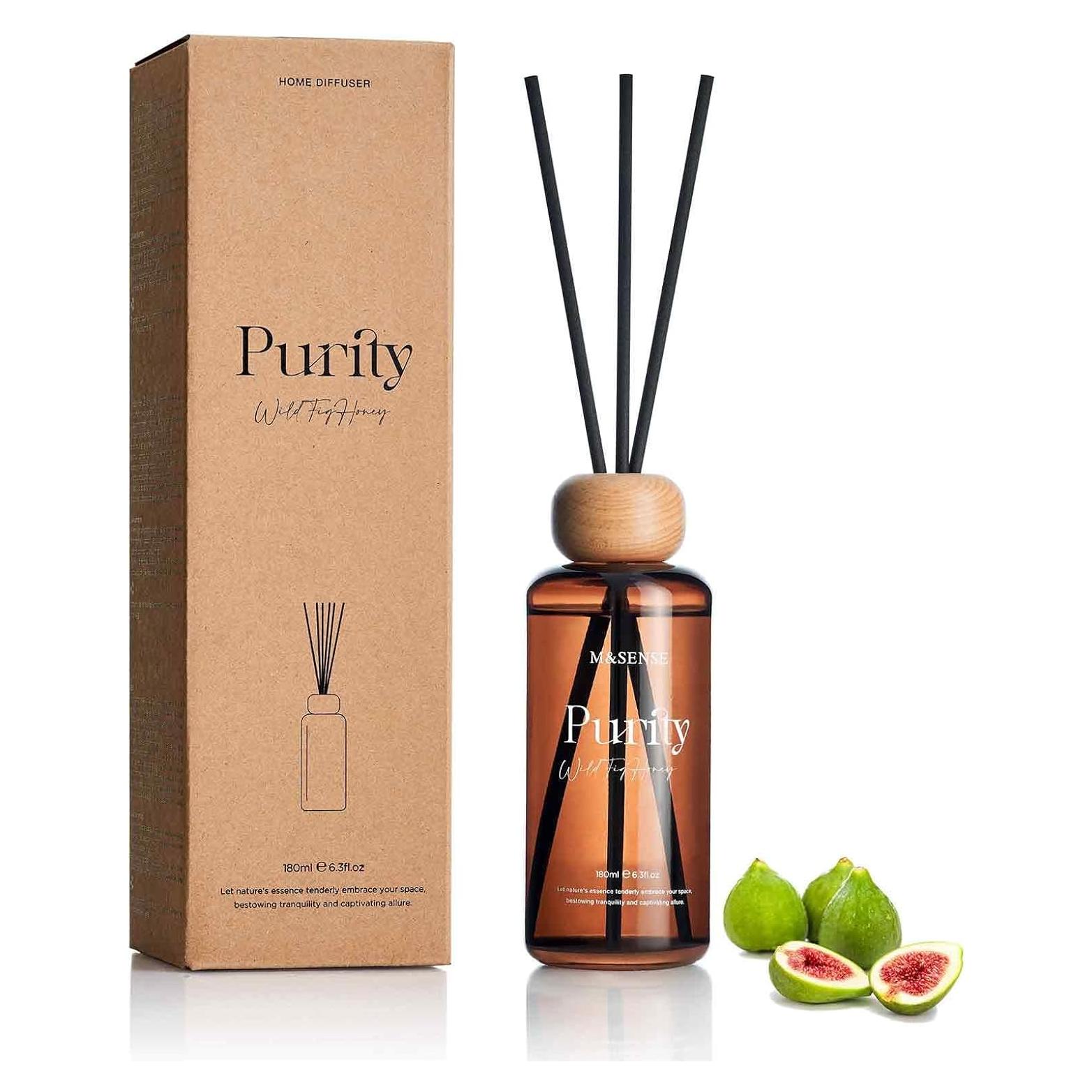 Difusor de cañas M&SENSE Higo Silvestre y Miel 180 ml