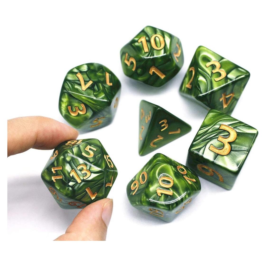 Dados Gigantes HD 25mm Verde para D&D y RPG
