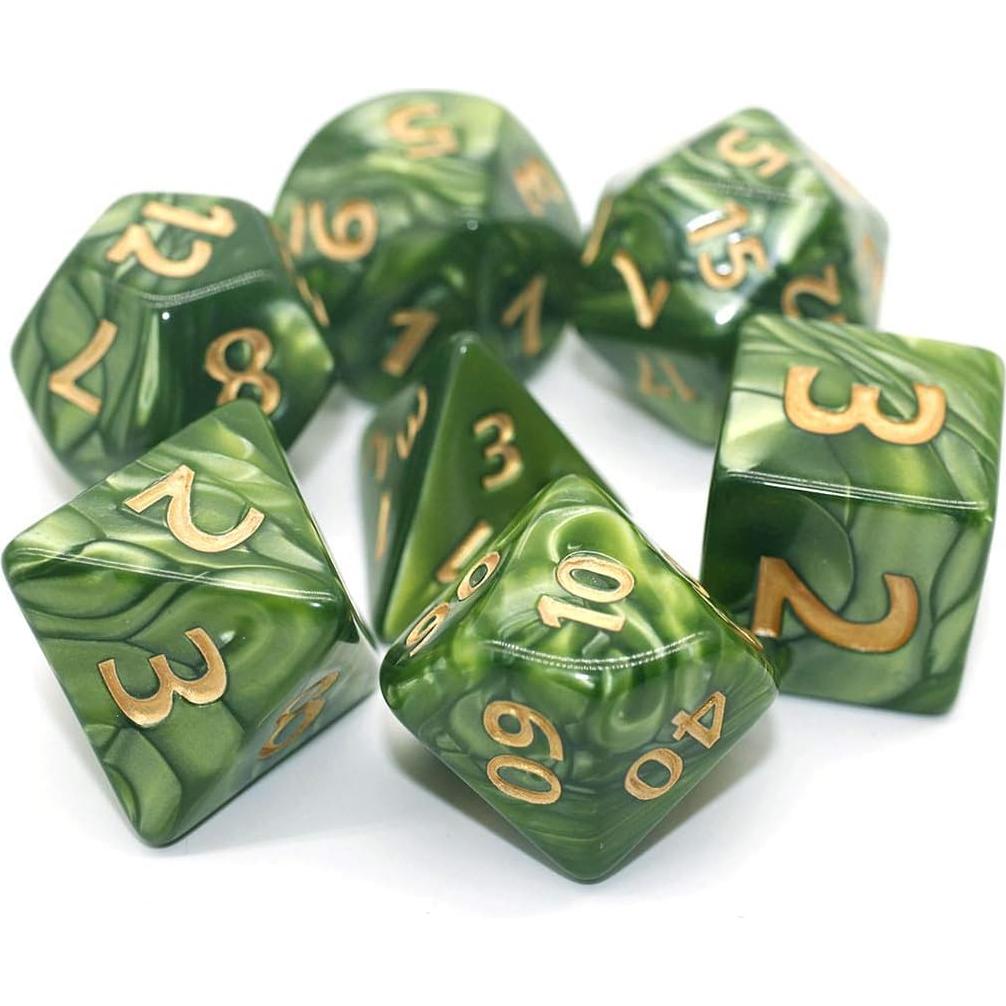 Dados Gigantes HD 25mm Verde para D&D y RPG