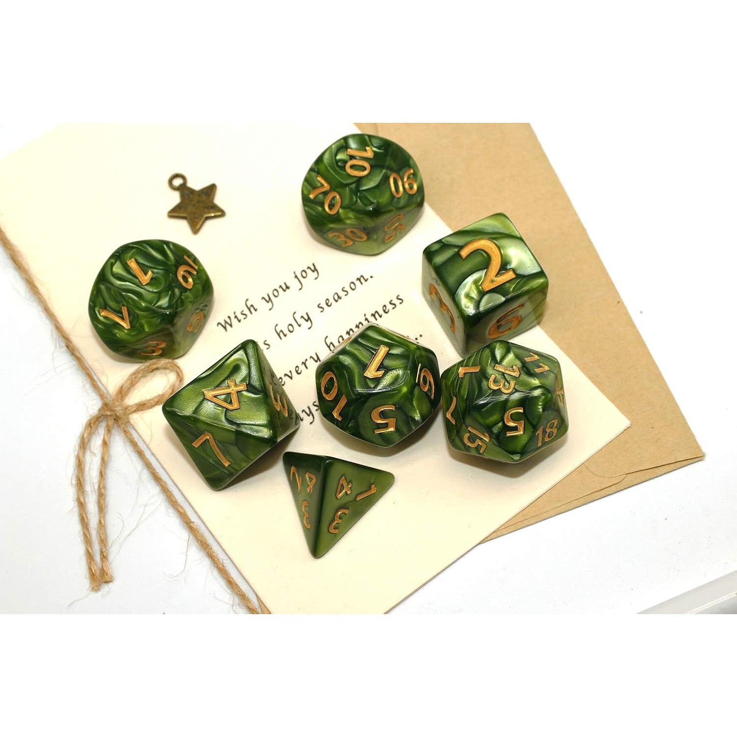 Dados Gigantes HD 25mm Verde para D&D y RPG