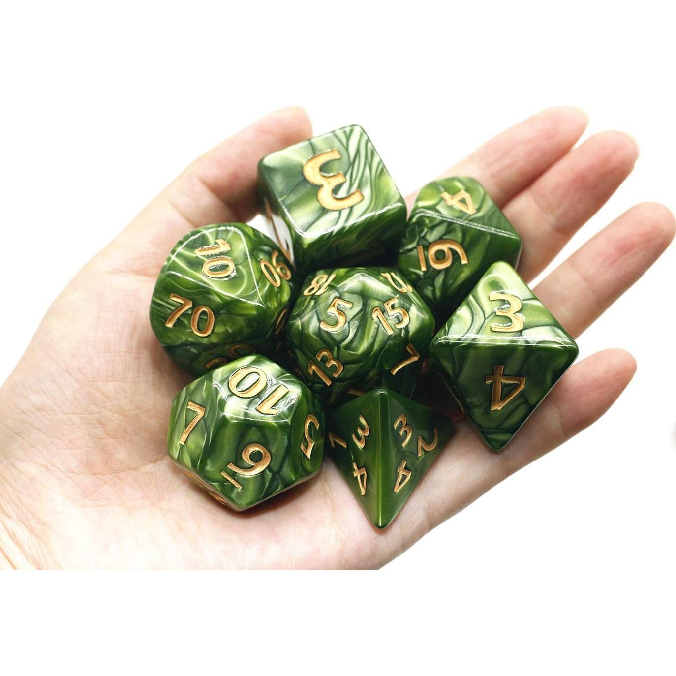 Dados Gigantes HD 25mm Verde para D&D y RPG
