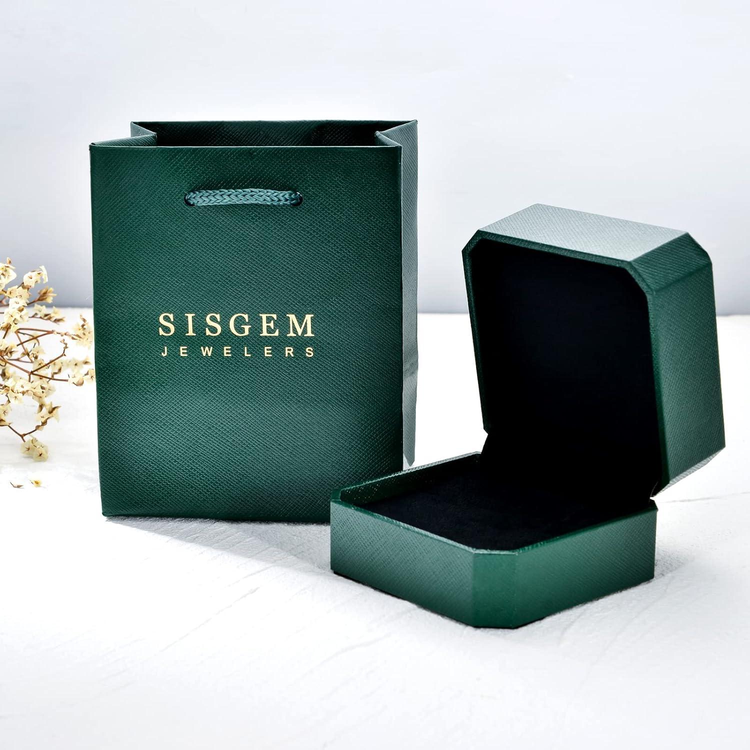 Anillo de Oro Rosa 10K SISGEM con Moissanita y Flores