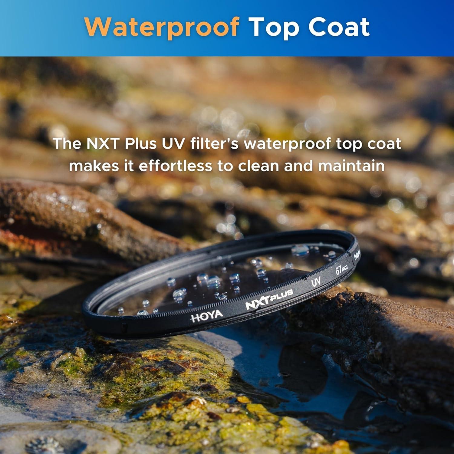 Filtro UV Hoya NXT Plus 37mm - Vidrio Schott B270 10 Capas