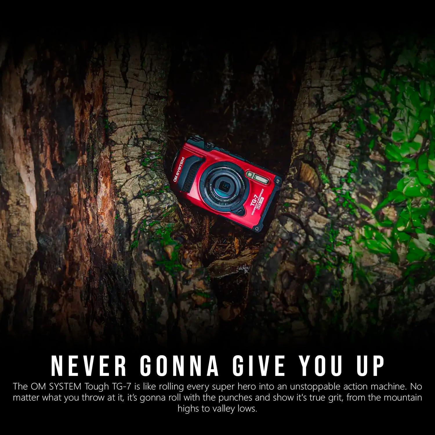 Cámara Digital Olympus Tough TG-7 12MP F2.0 Negra + Batería