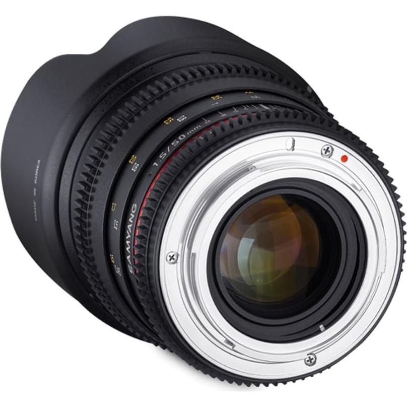 Lente de Video Samyang 50mm T1.5 VDSLR para Canon
