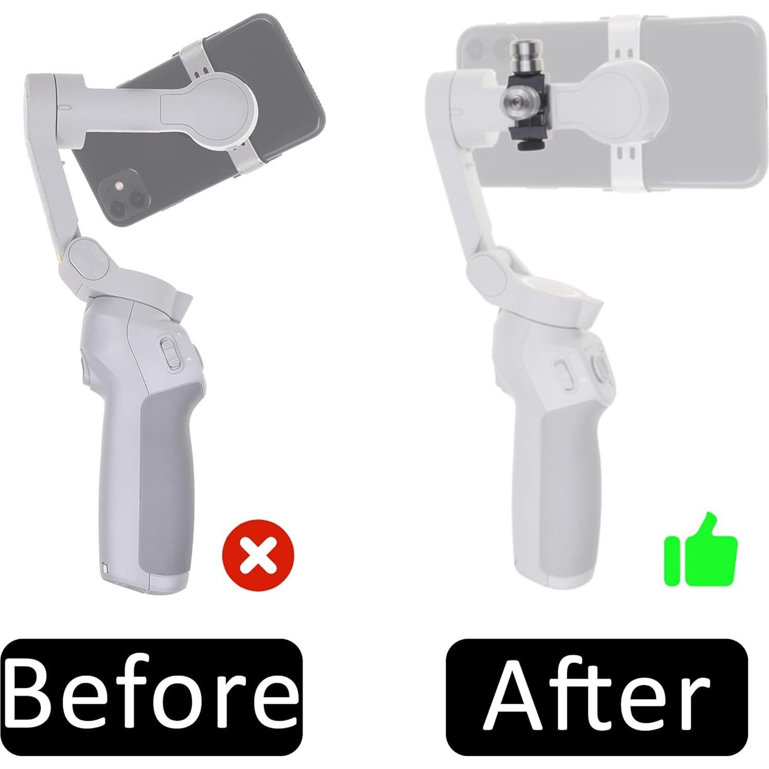 Juego de Contrapeso para Gimbal Camkix - Clip y Tornillos