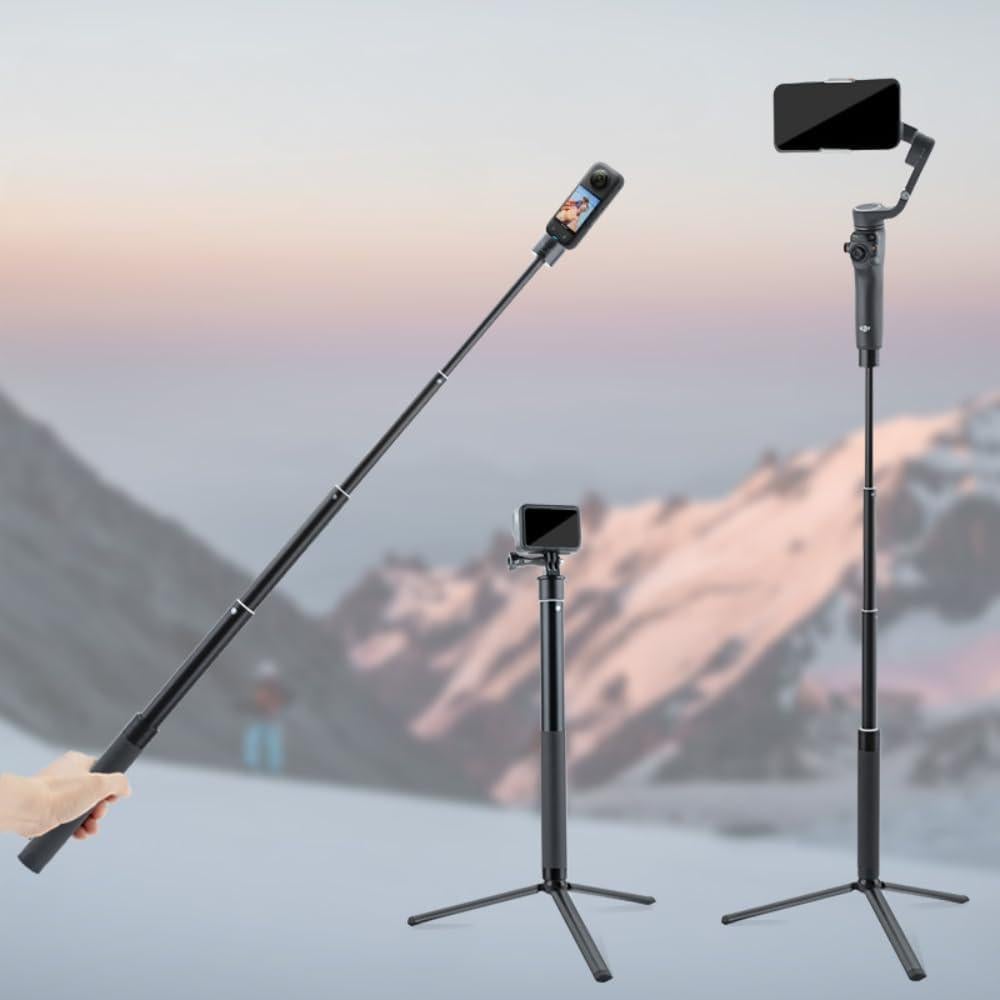 Varilla de Extensión Telescópica 43cm Aluminio Gimbal