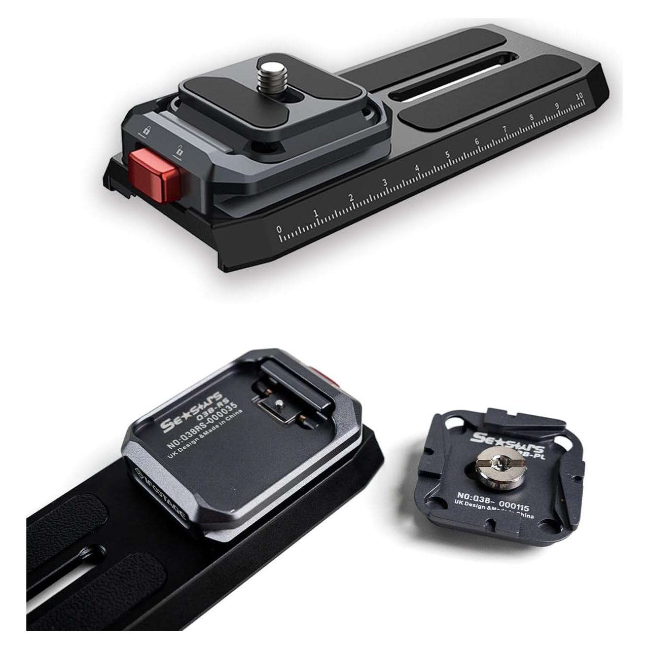 Conjunto Liberación Rápida IFOOTAGE Q38 RS para Estabilizador de Cámara