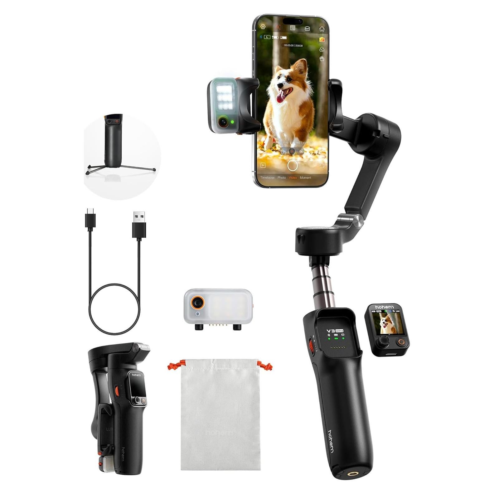 Estabilizador de Cardán Hohem iSteady V3 Ultra para Smartphone