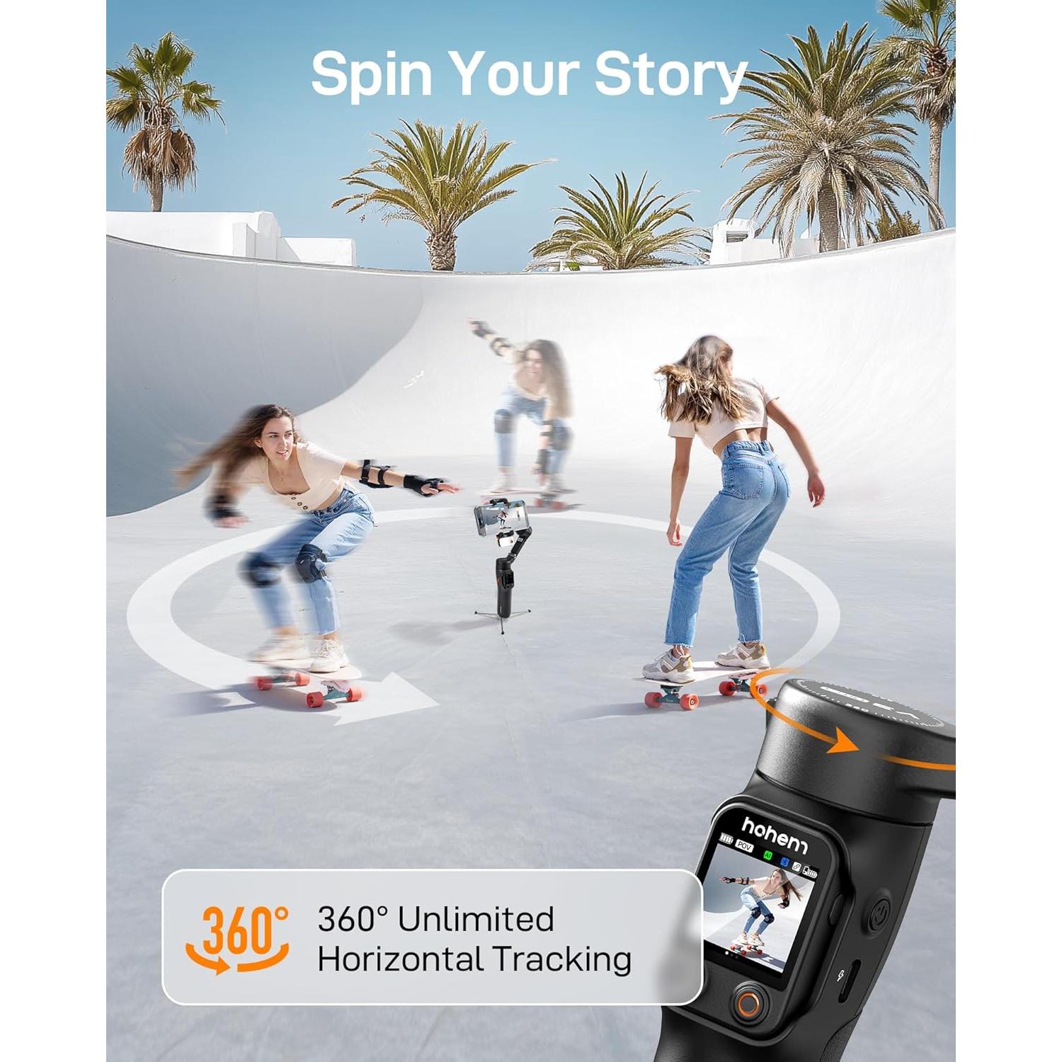 Estabilizador de Cardán Hohem iSteady V3 Ultra para Smartphone