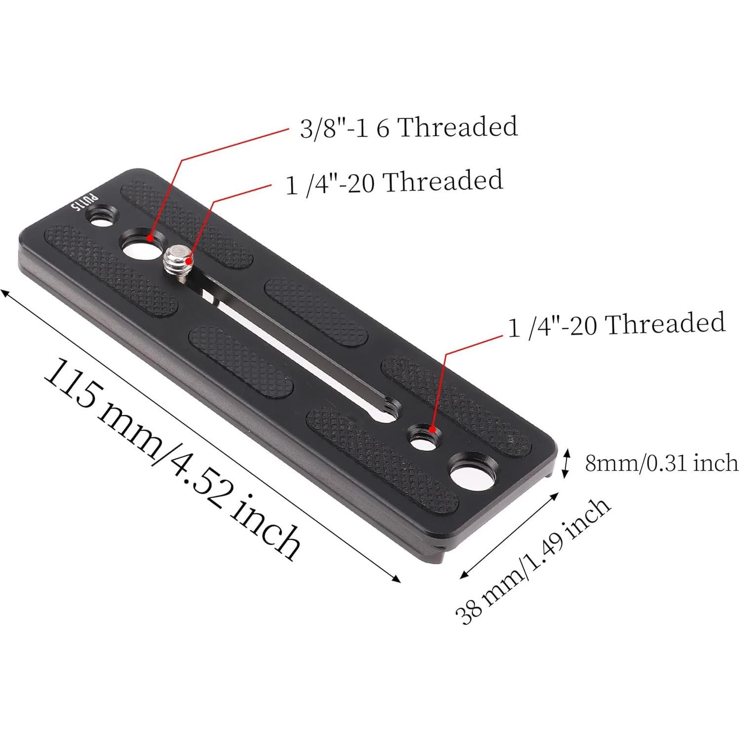Placa de liberación rápida Fotga 11.5cm para gimbal DJI Ronin SC