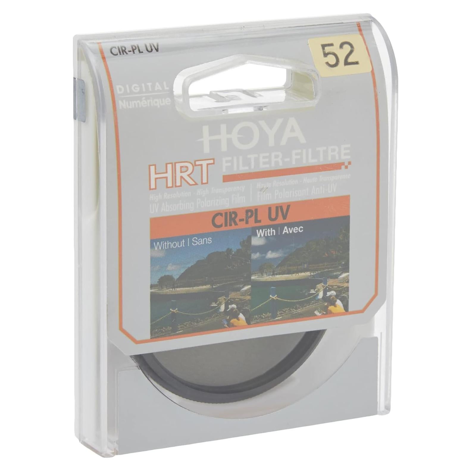 Filtro Polarizador Circular Hoya HRT 52mm UV - Alta Transparencia