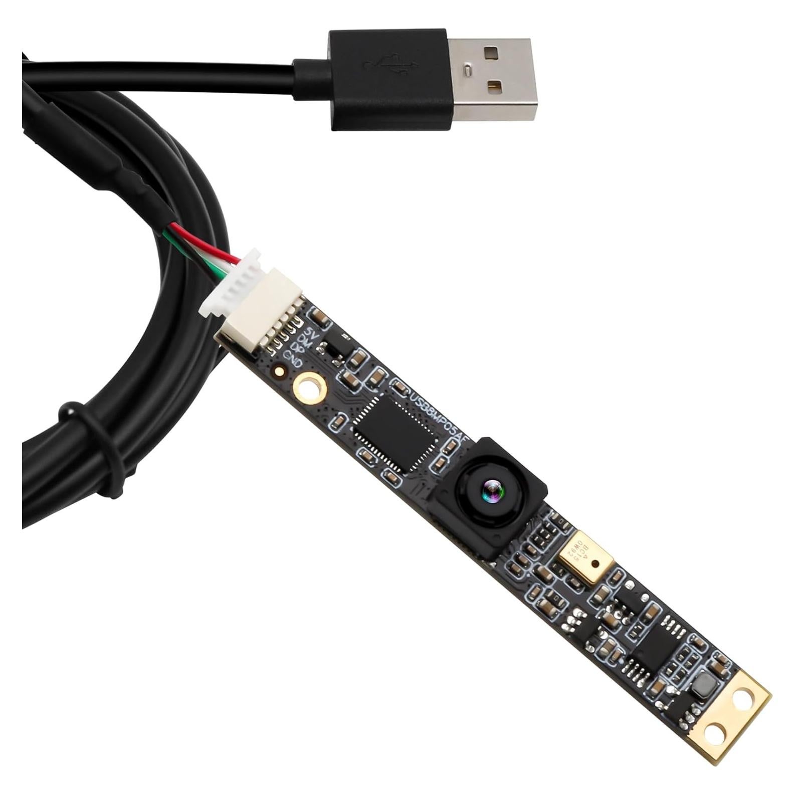 Cámara USB 8MP IFWATER con Micrófono y Lente 64°