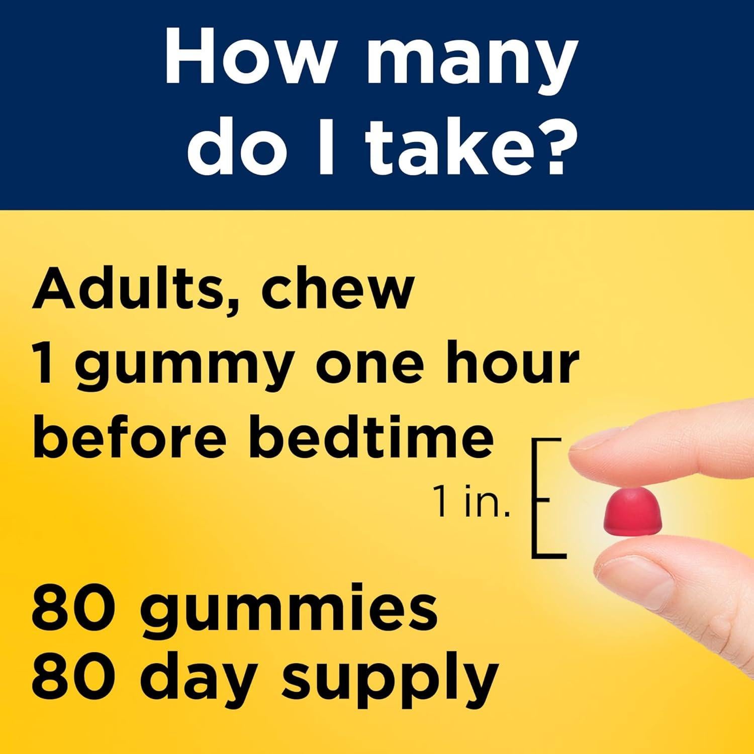 Gomitas de Melatonina Nature Made 2.5 mg 80 Unidades Sabor Fresa