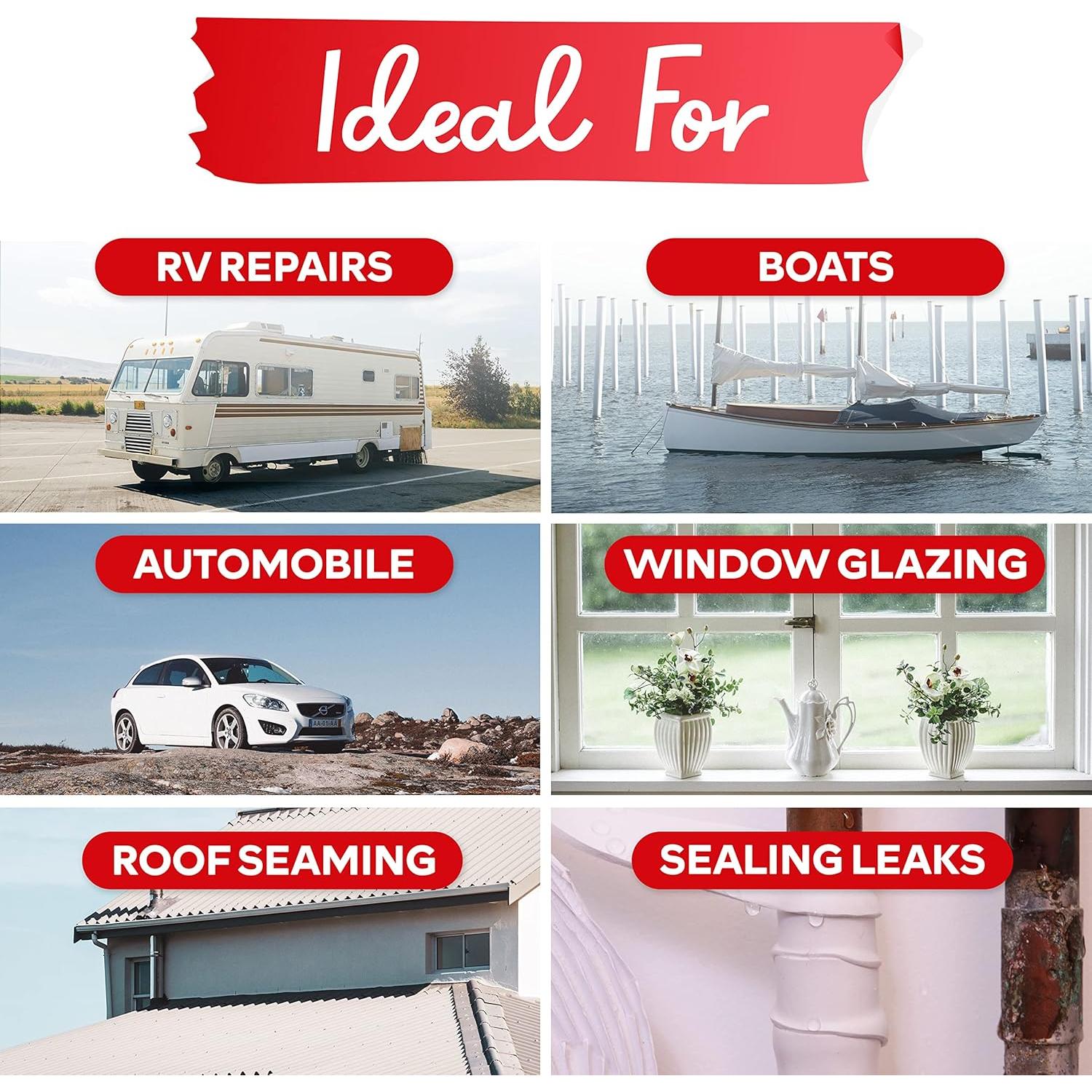 Cinta de Sellado Butílica XFasten Gris 0.32 cm x 1.9 cm x 9.14 m