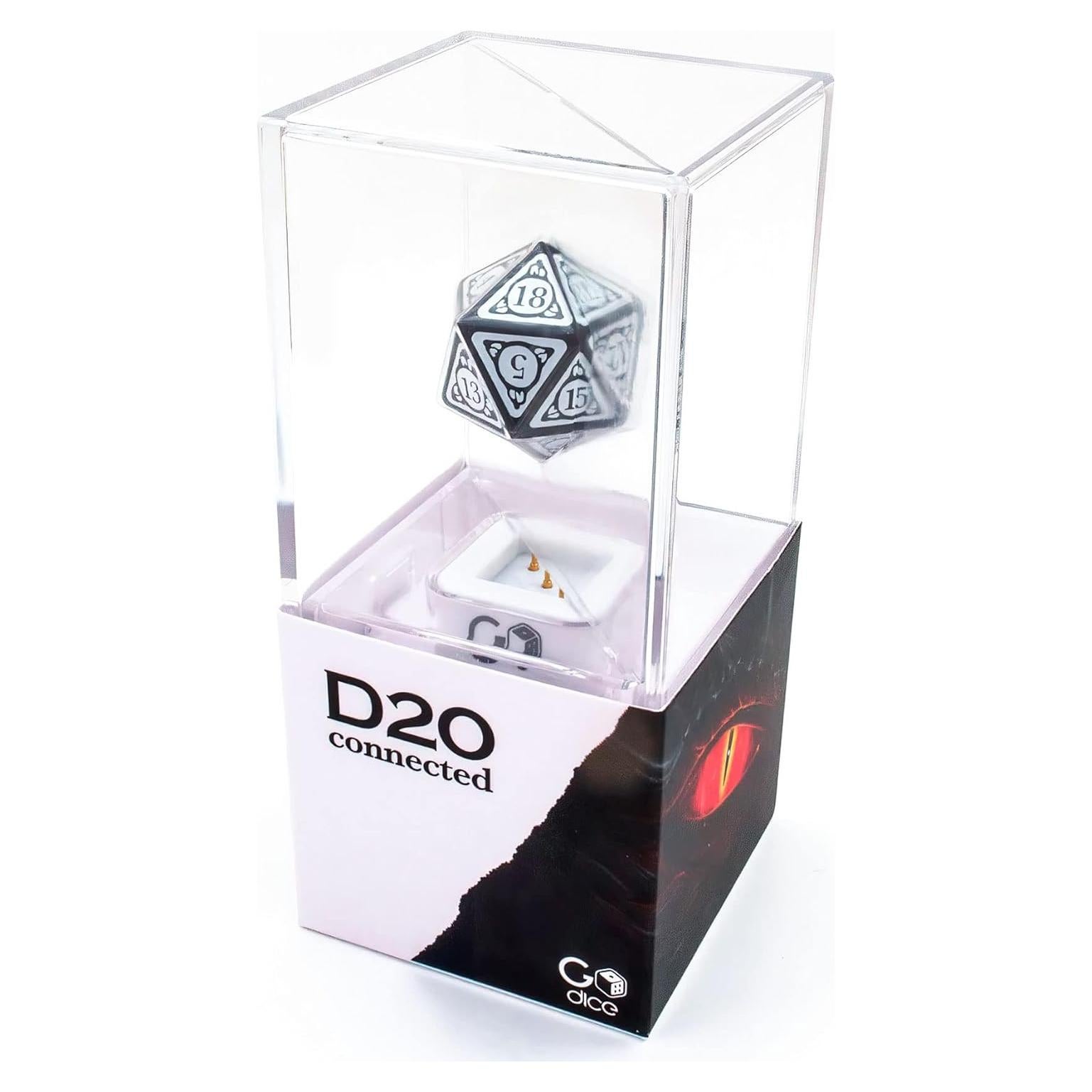 GoDice D20 Conectado - Dado Poliédrico Inteligente para RPG