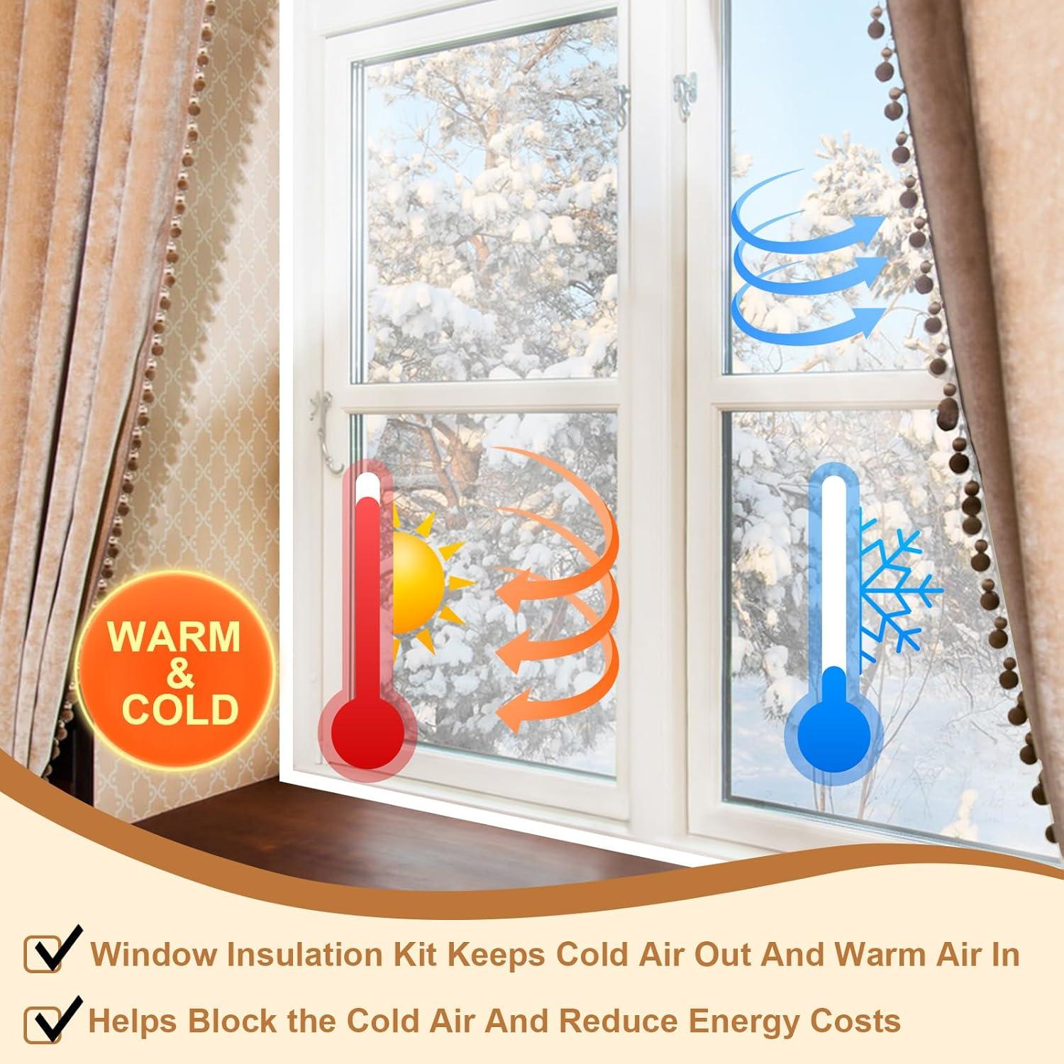 Kit Aislamiento Ventanas Invierno 160x119 cm PE Amantes Suculentas