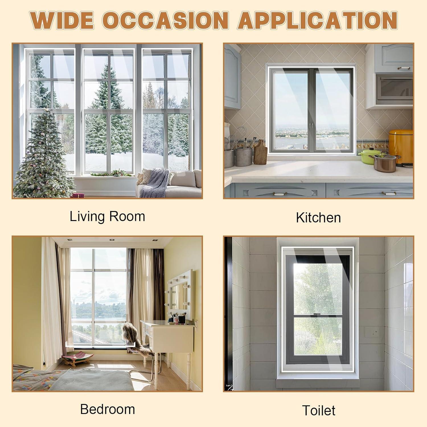 Kit Aislamiento Ventanas Invierno 160x119 cm PE Amantes Suculentas