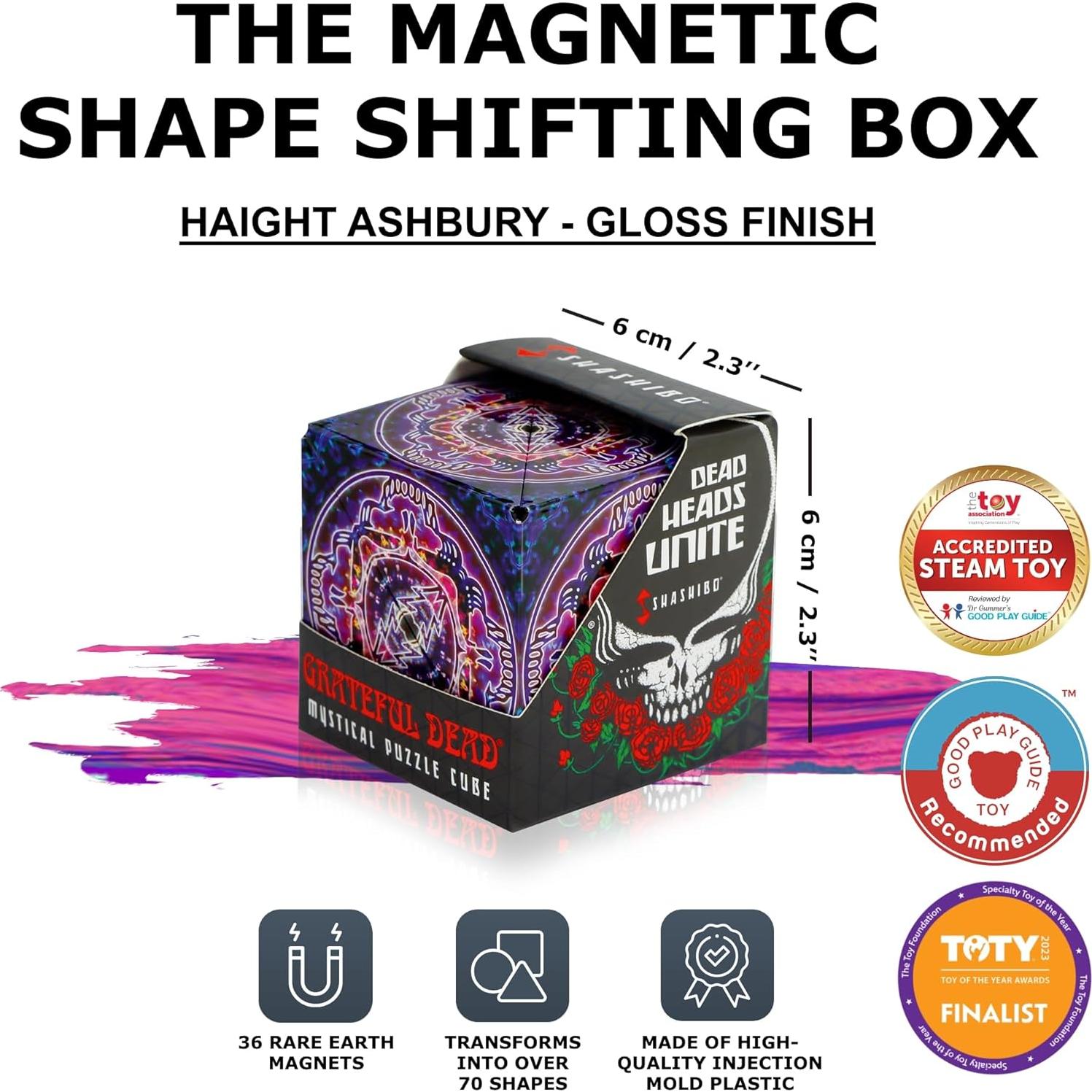 SHASHIBO Cubo Antiestrés Grateful Dead - 36 Imanes - 70 Formas
