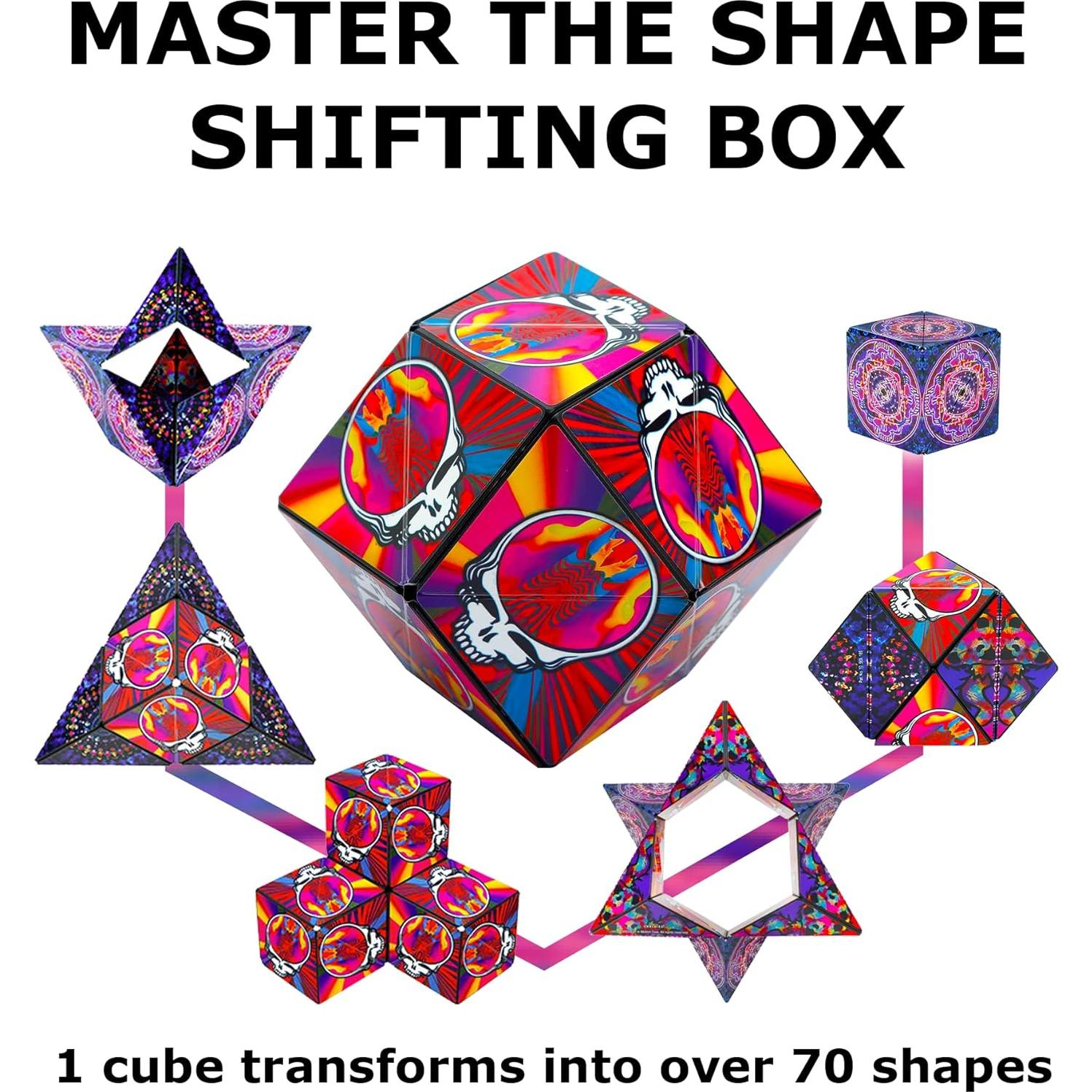 SHASHIBO Cubo Antiestrés Grateful Dead - 36 Imanes - 70 Formas