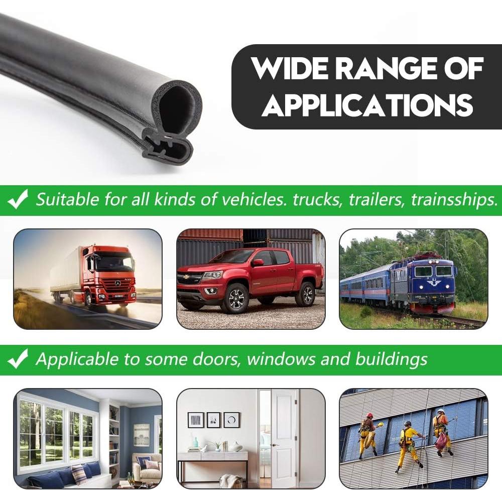 Tira de clima 10 pies CloudBuyer con bulbo goma EPDM