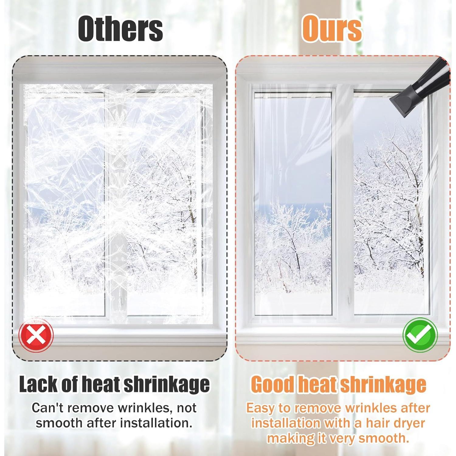 Kit de Aislamiento de Ventanas Bigmeta 1.57 x 6 m para Invierno